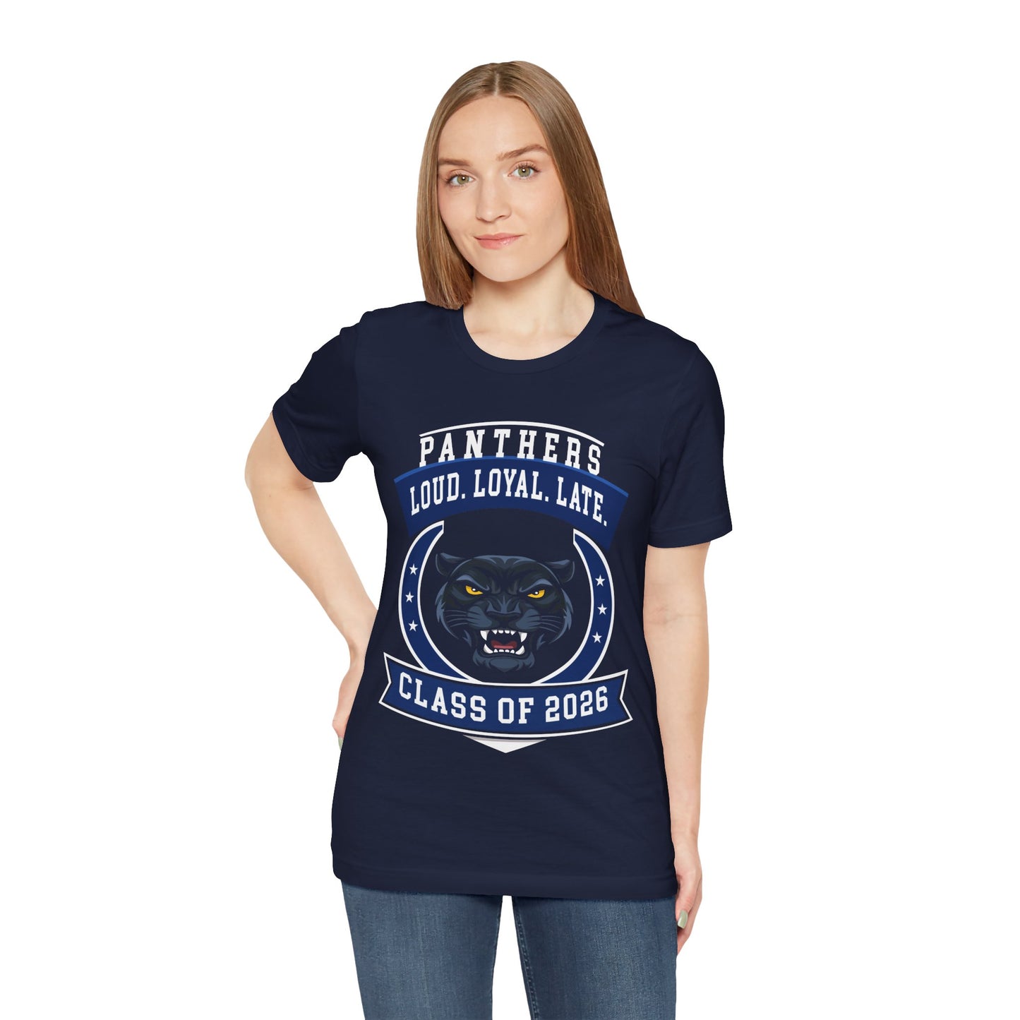Loud, Loyal & Late — Panthers Senior Spirit Tee (Class of 2026)