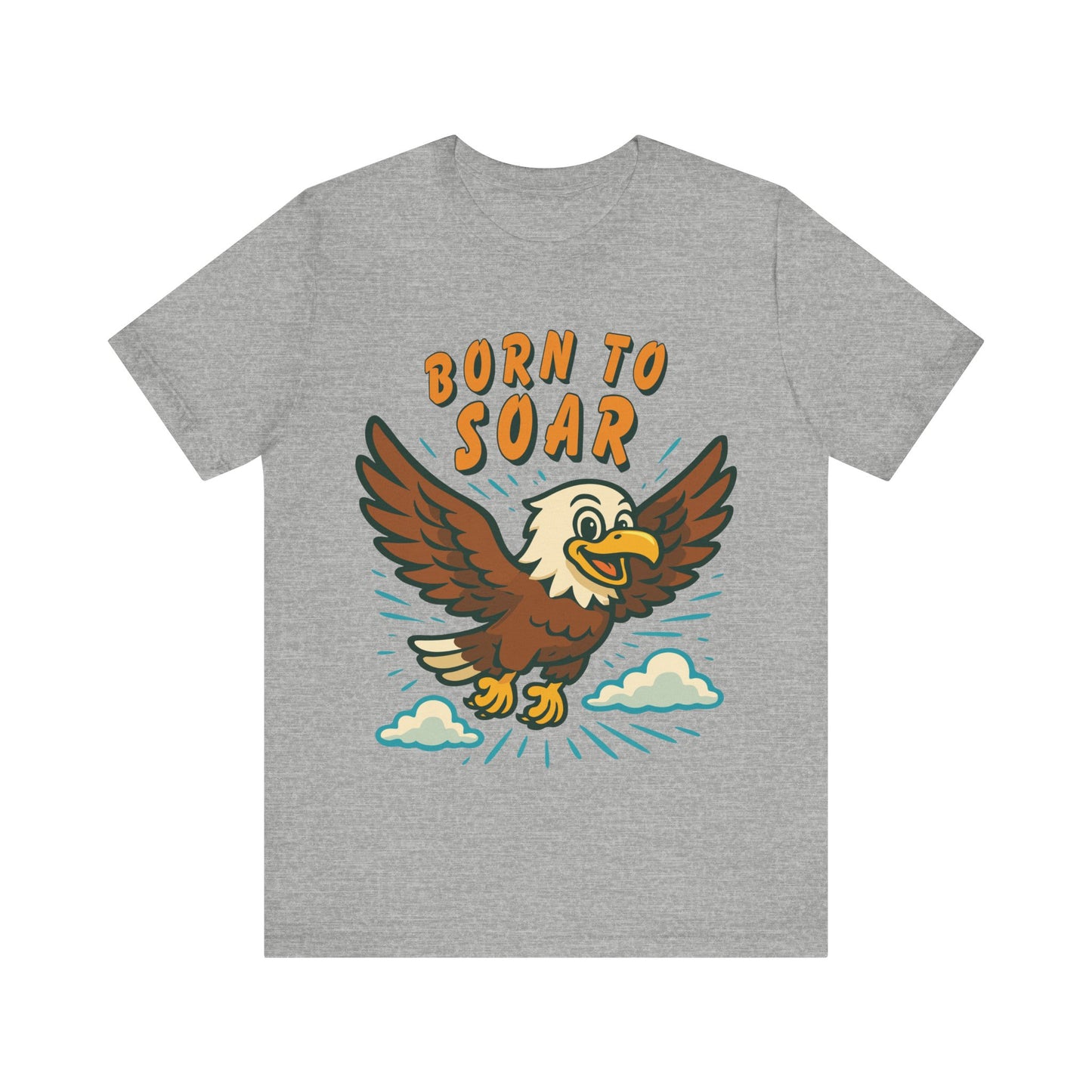 Born to Soar Eagle T-Shirt — Vintage Cartoon Flight Tee