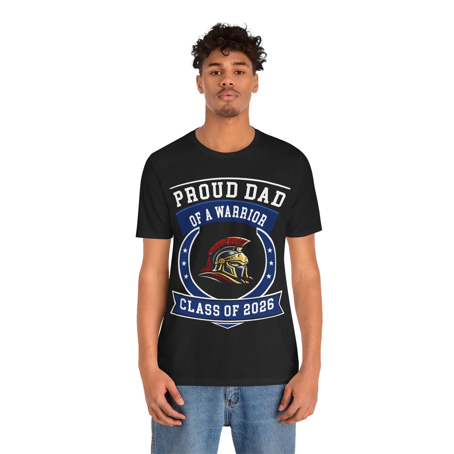 Proud Dad of a Warrior – Class of 2026 Graduation Shirt
