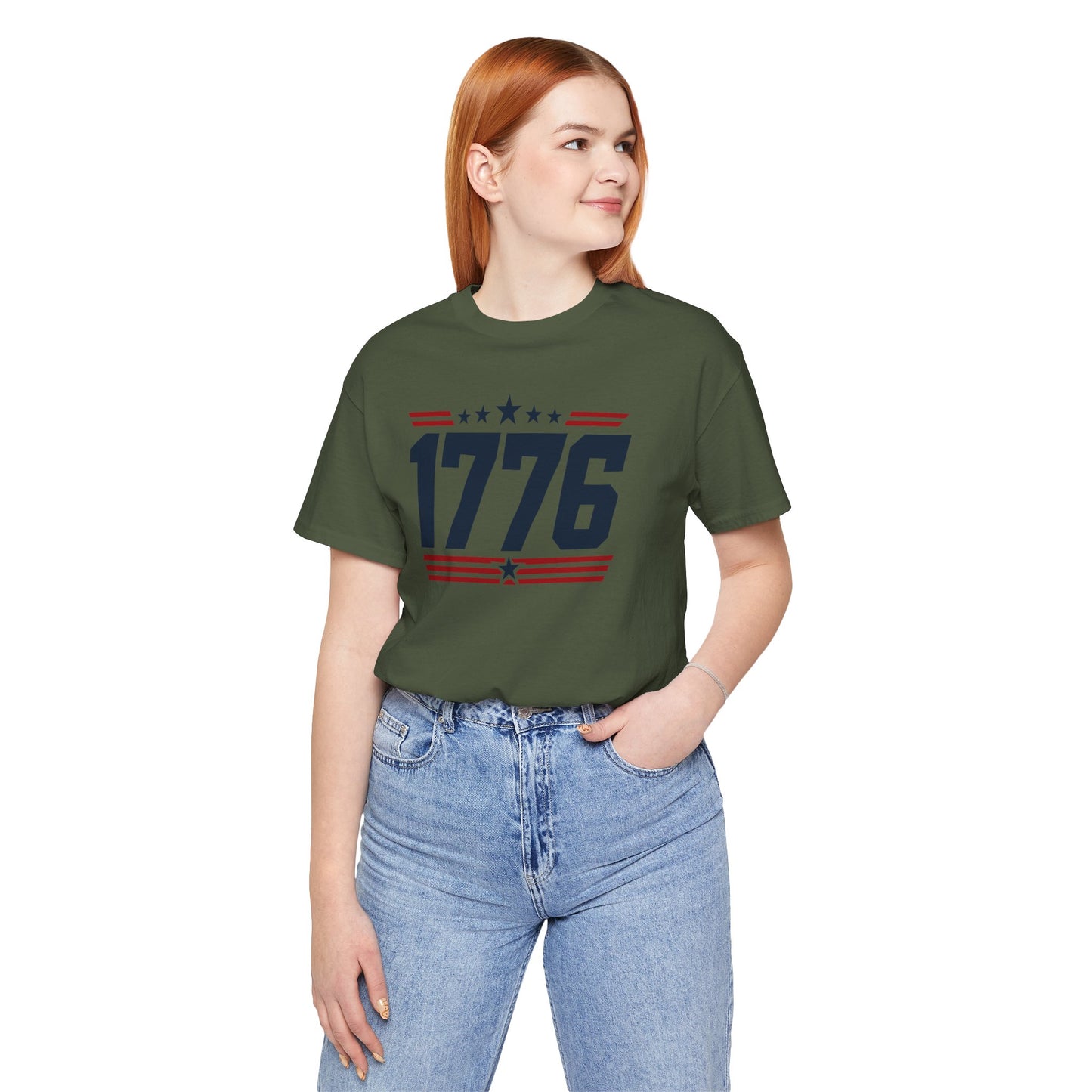 1776 Patriotic Tee — American Independence Flag Graphic Shirt