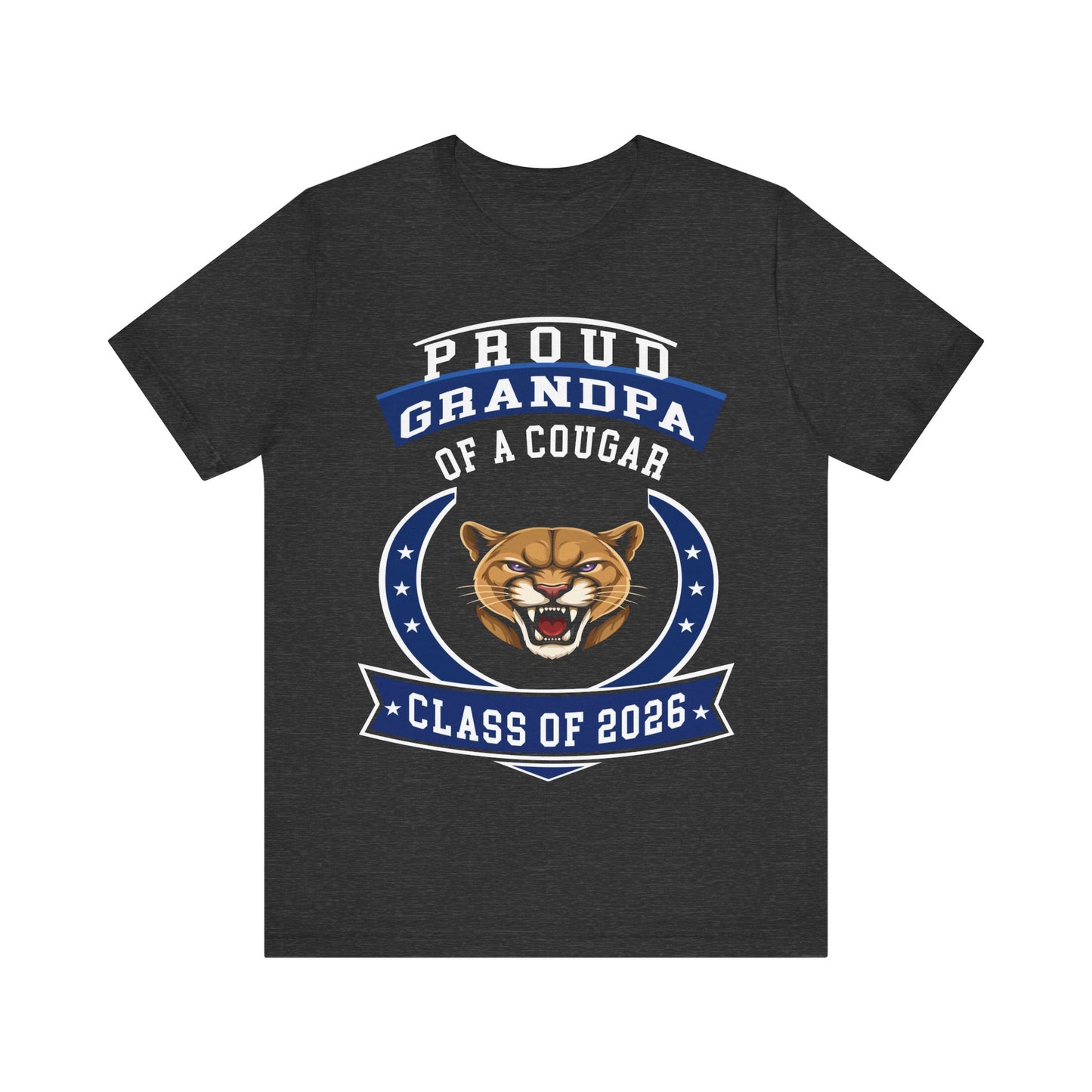 Proud Grandpa of a Cougar – Class of 2026 Graduation Shirt