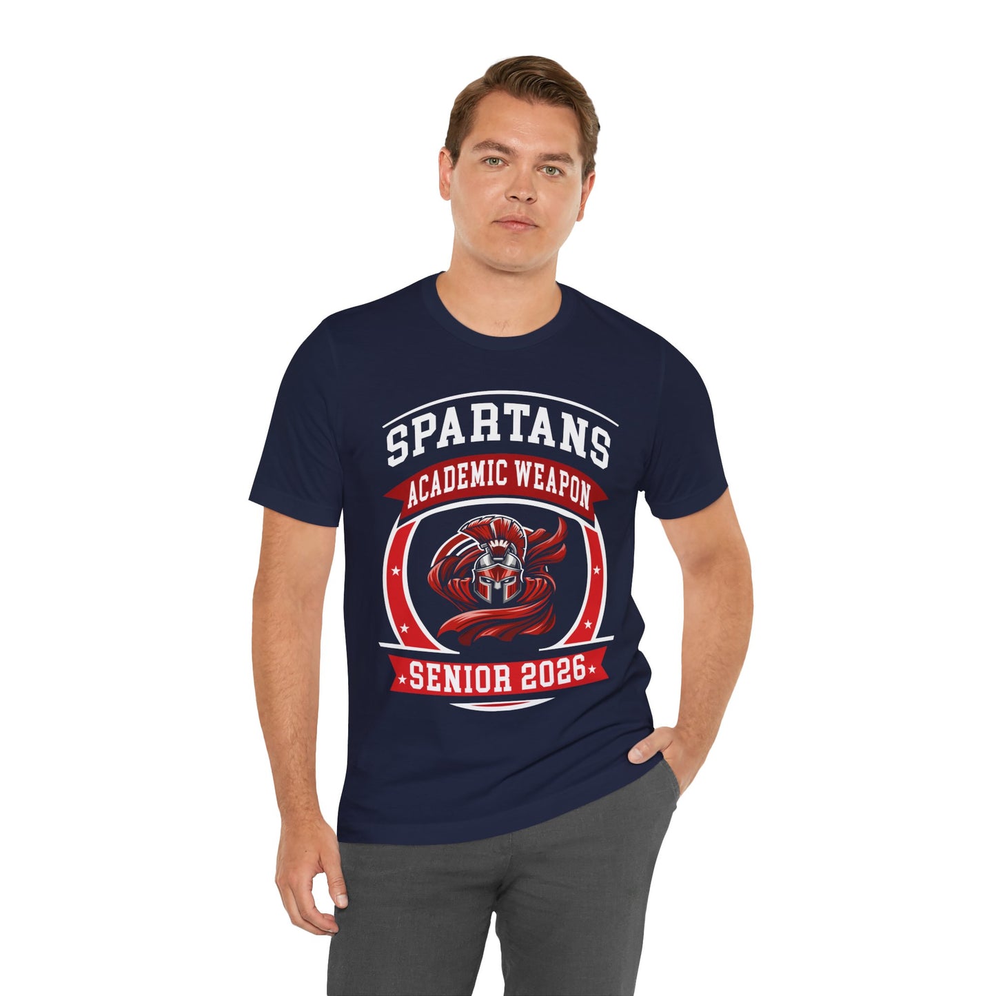 Spartans Senior 2026 Shirt – Academic Weapon Graduation Tee