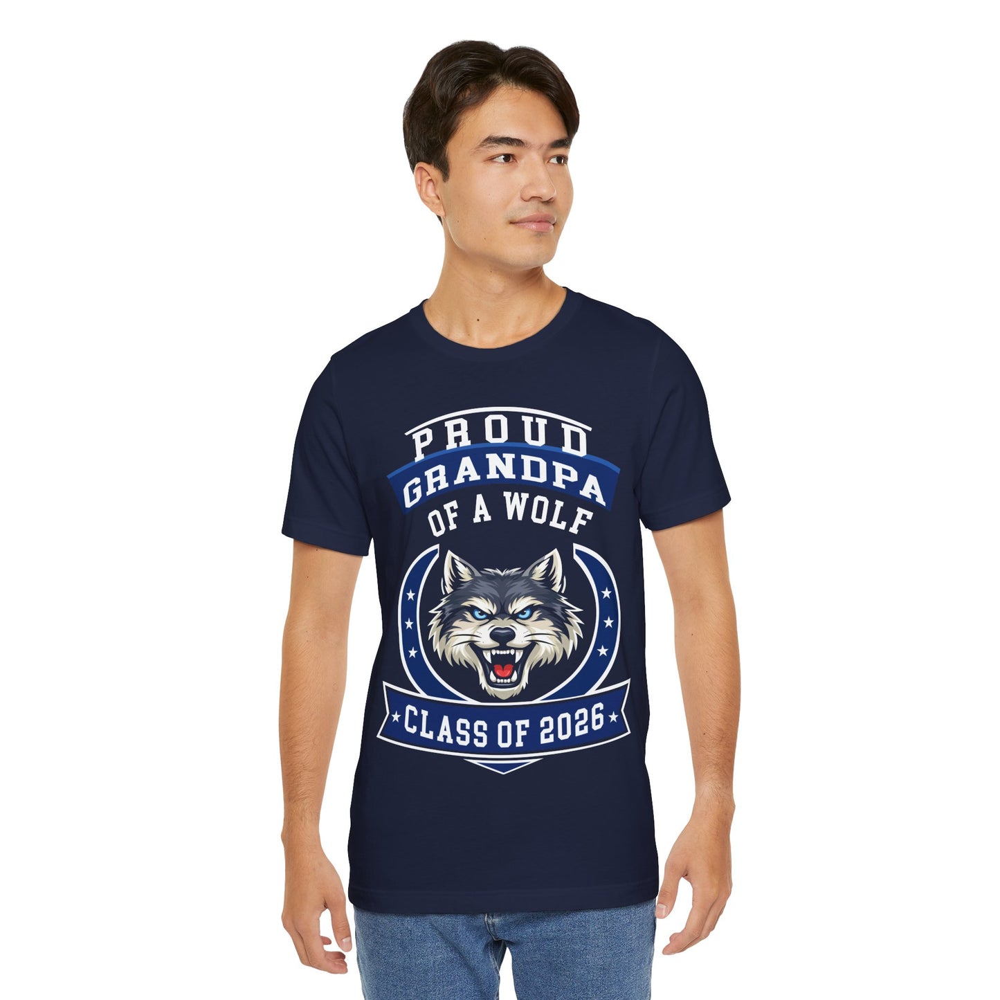 Proud Grandpa of a Wolf Class of 2026 T-Shirt