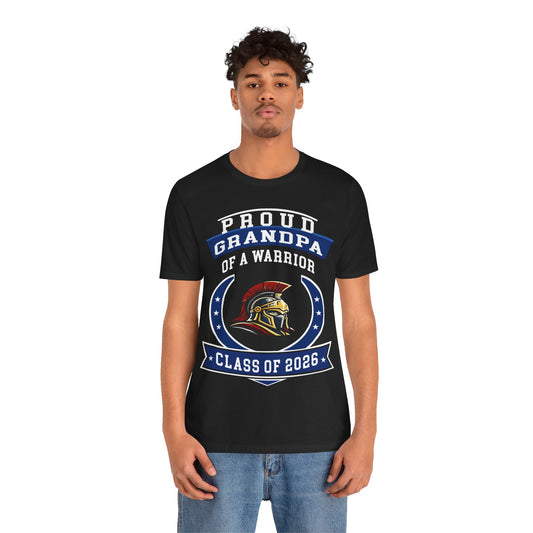 Proud Grandpa of a Warrior – Class of 2026 Graduation Shirt