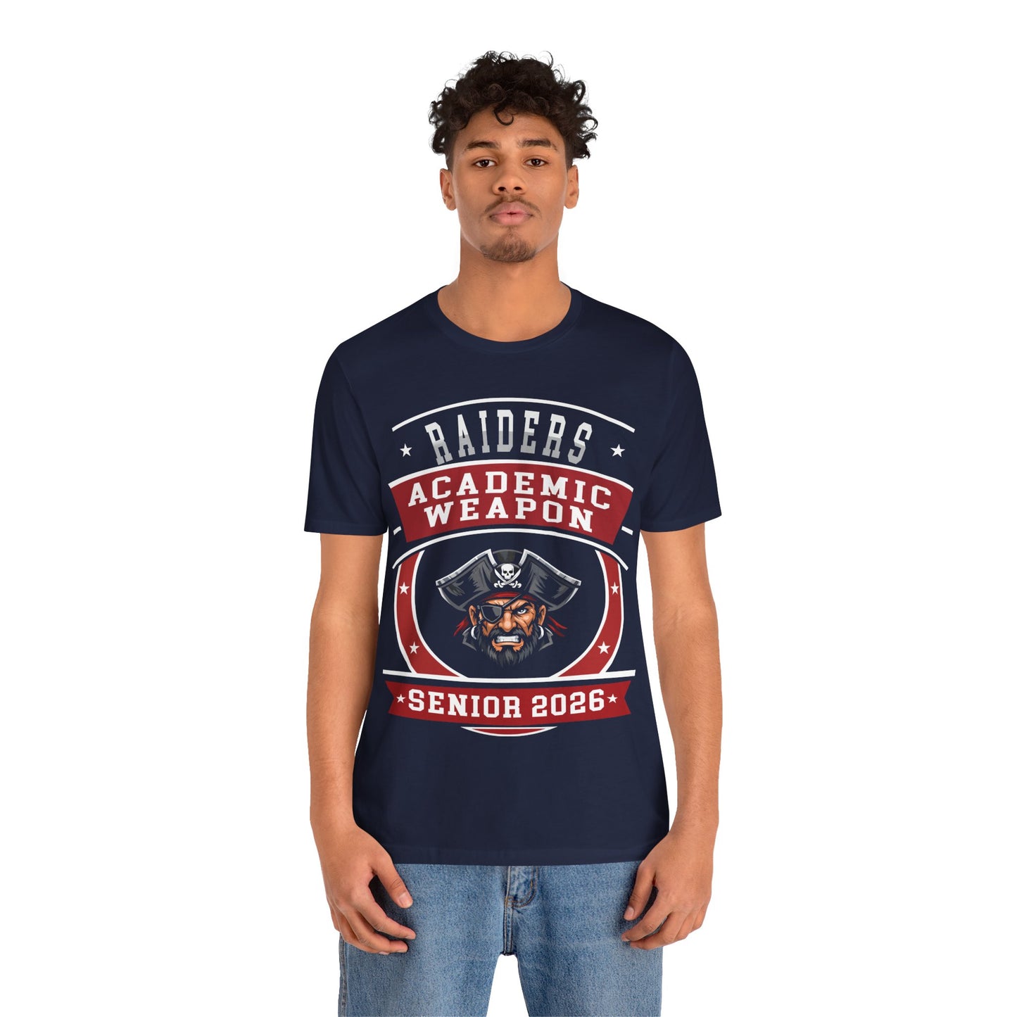 Raider Senior 2026 Shirt – Academic Weapon Graduation Tee