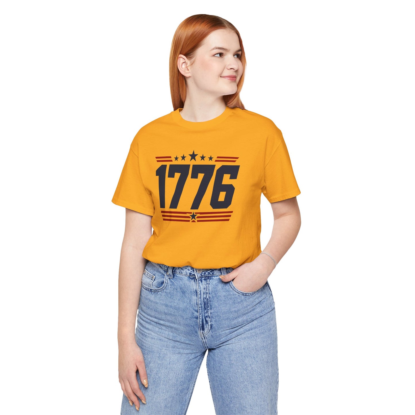 1776 Patriotic Tee — American Independence Flag Graphic Shirt