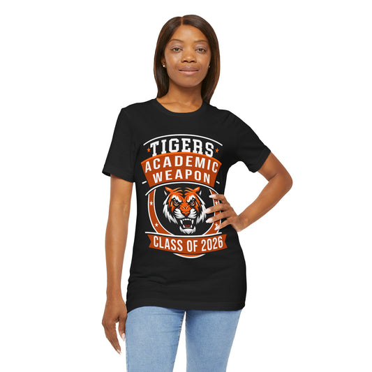 Tigers Academic Weapon Tee (Class of 2026)