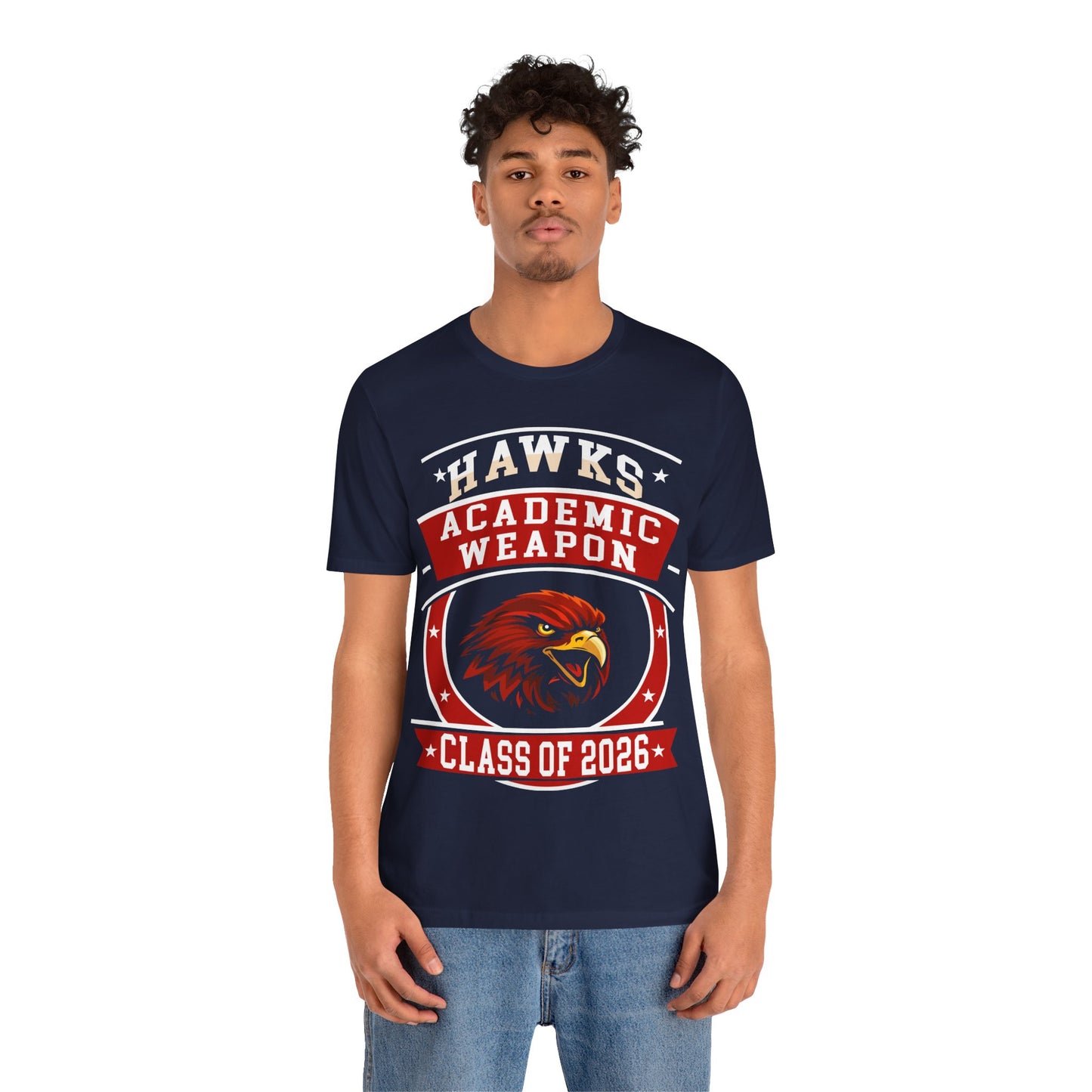 Hawk Senior 2026 Shirt – Academic Weapon Graduation Tee