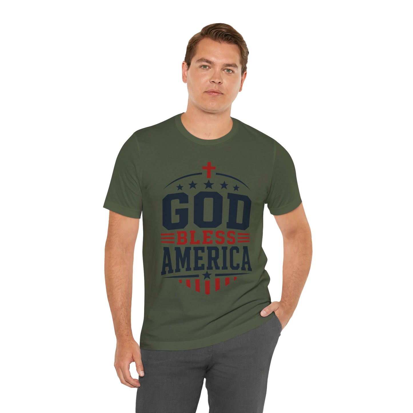 God Bless America T-Shirt — Patriotic Flag Graphic Tee