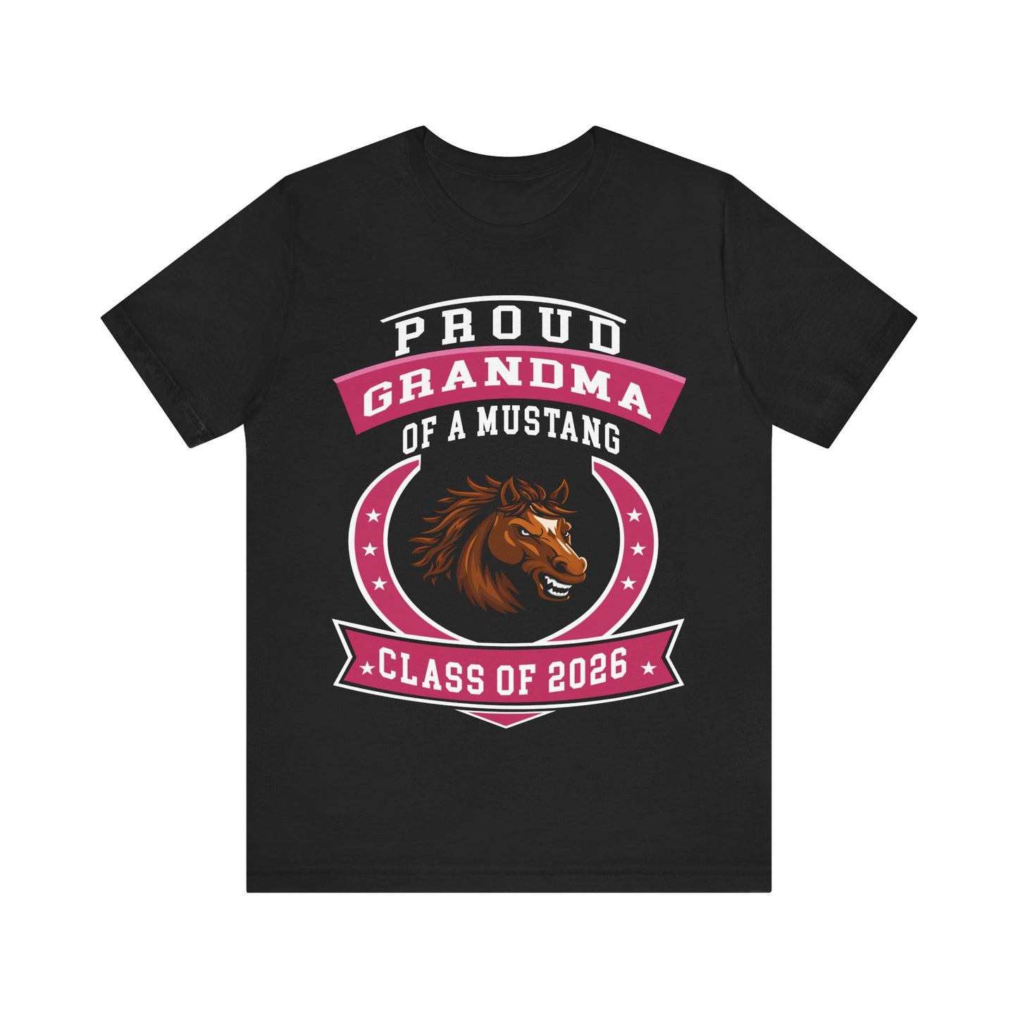Proud Grandma of a Mustang – Class of 2026 Graduation Shirt
