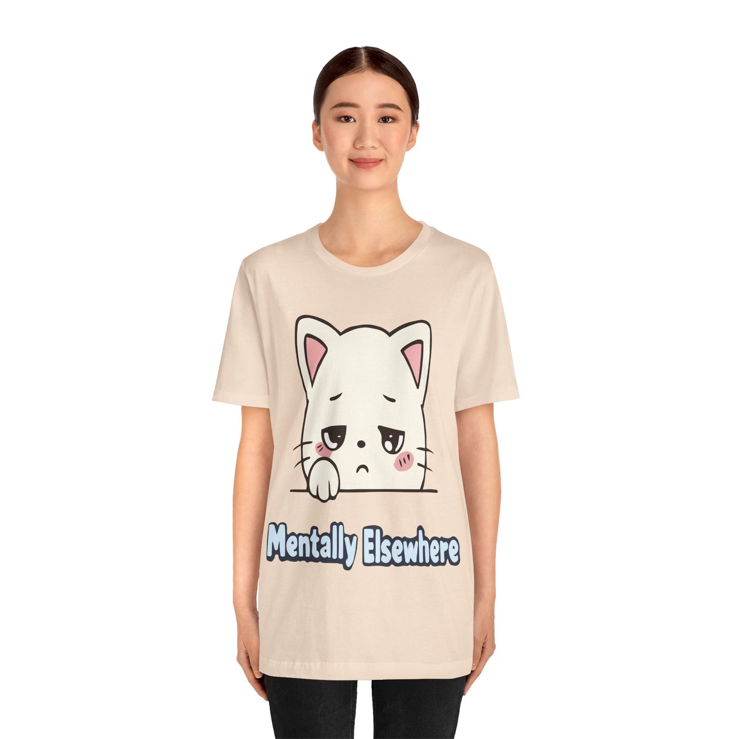 Mentally Elsewhere Cat T-Shirt
