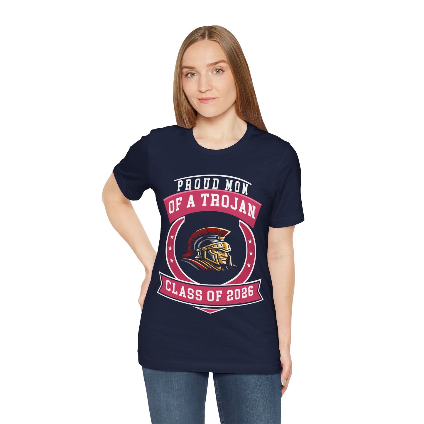 Proud Mom of a Trojan – Class of 2026 Graduation Shirt