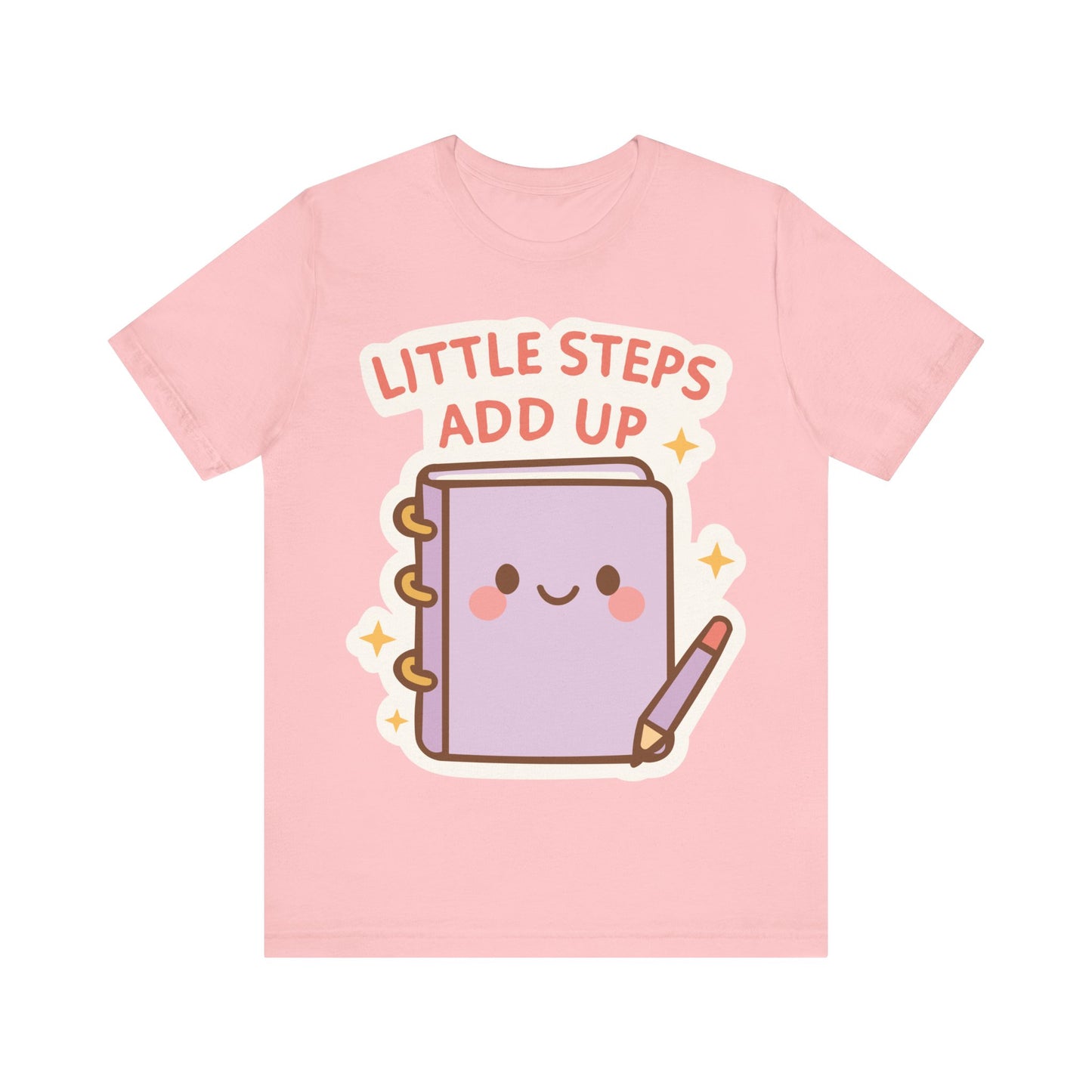 Little Steps Add Up Planner T‑Shirt — Cute Motivational Journal Tee
