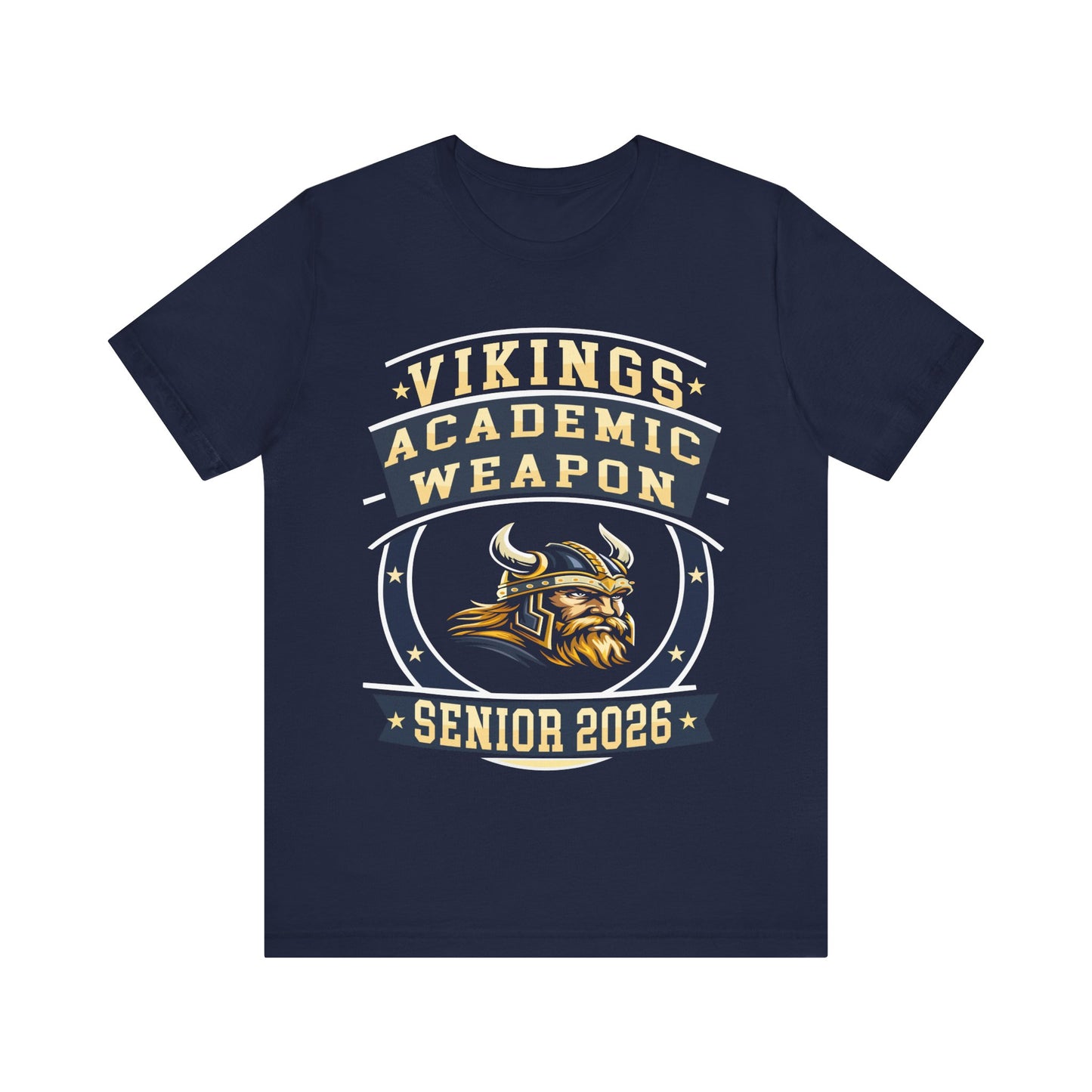 Vikings Senior 2026 Shirt – Academic Weapon Graduation Tee