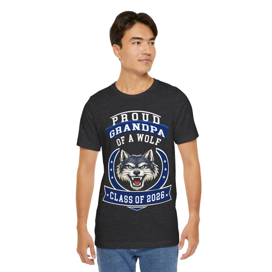 Proud Grandpa of a Wolf Class of 2026 T-Shirt