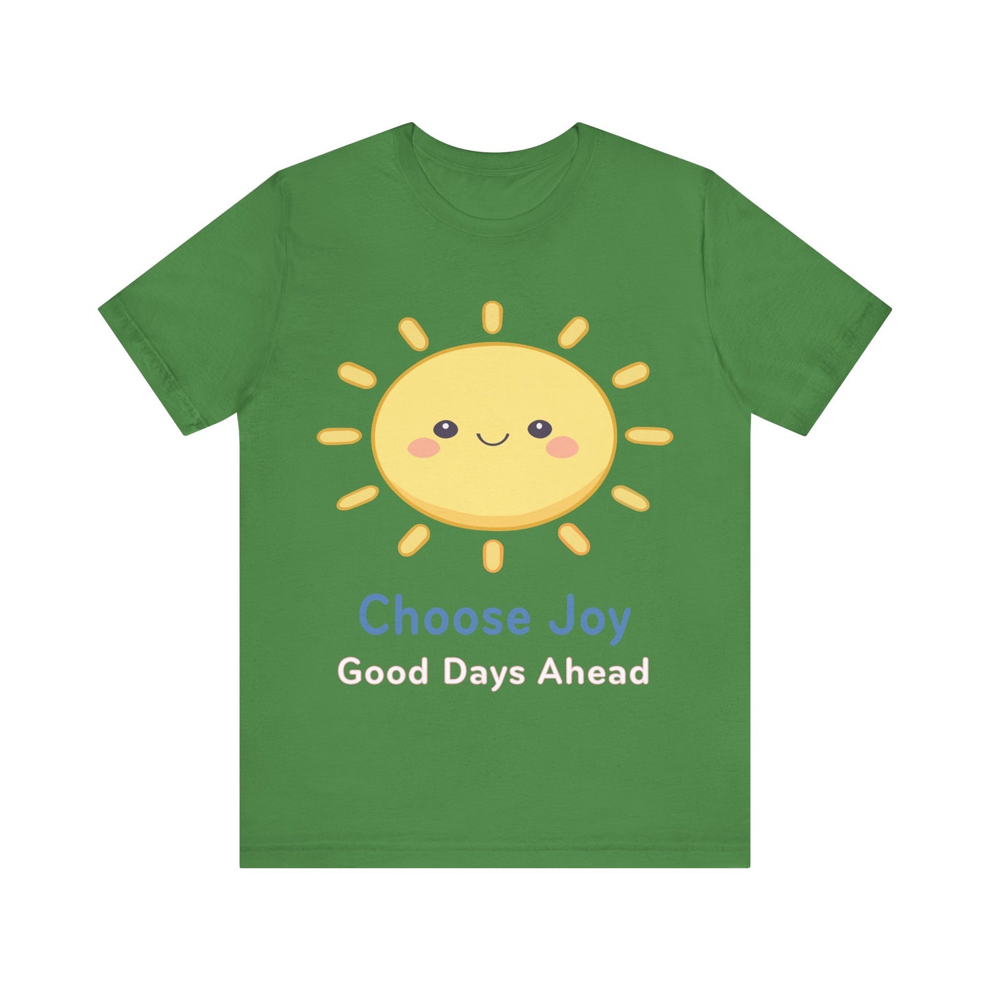 Choose Joy Sun T‑Shirt — Cute Kawaii Sunshine Tee, Positive Message "Choose Joy"