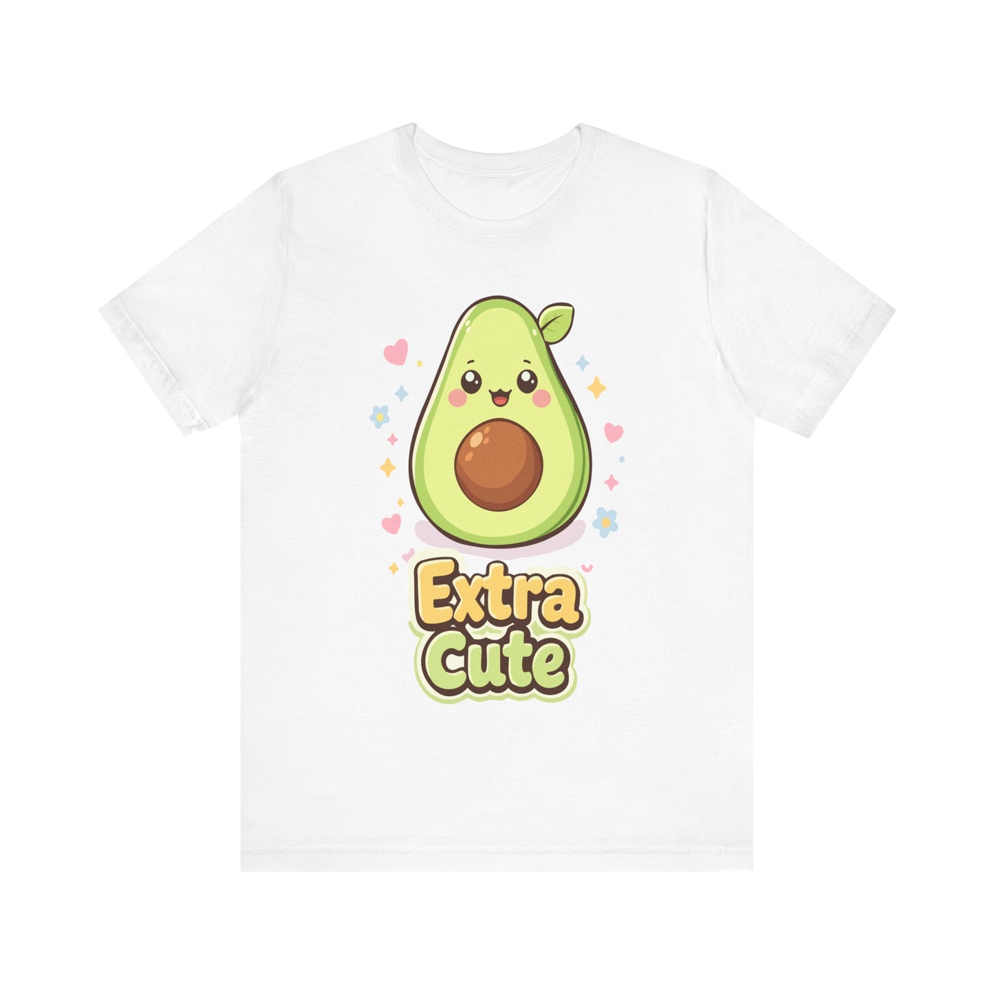 Extra Cute Avocado T-Shirt — Kawaii Fruit Graphic Tee