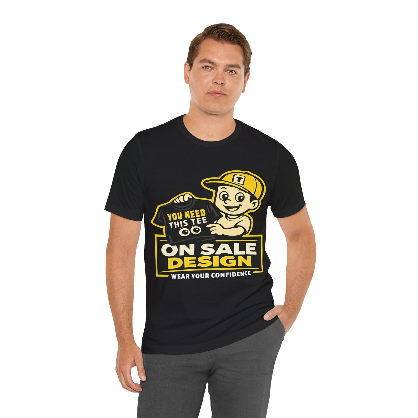 Retro Mascot Tee — "On Sale Design: You Need This Tee" Graphic T-Shirt