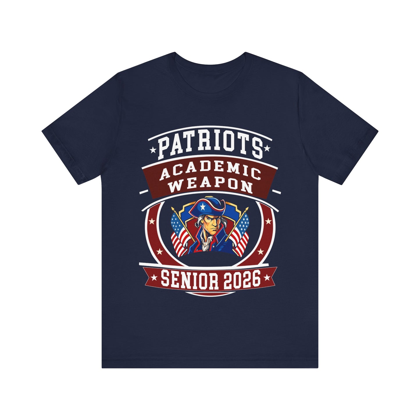 Patriots Senior 2026 Shirt – Academic Weapon Graduation Tee