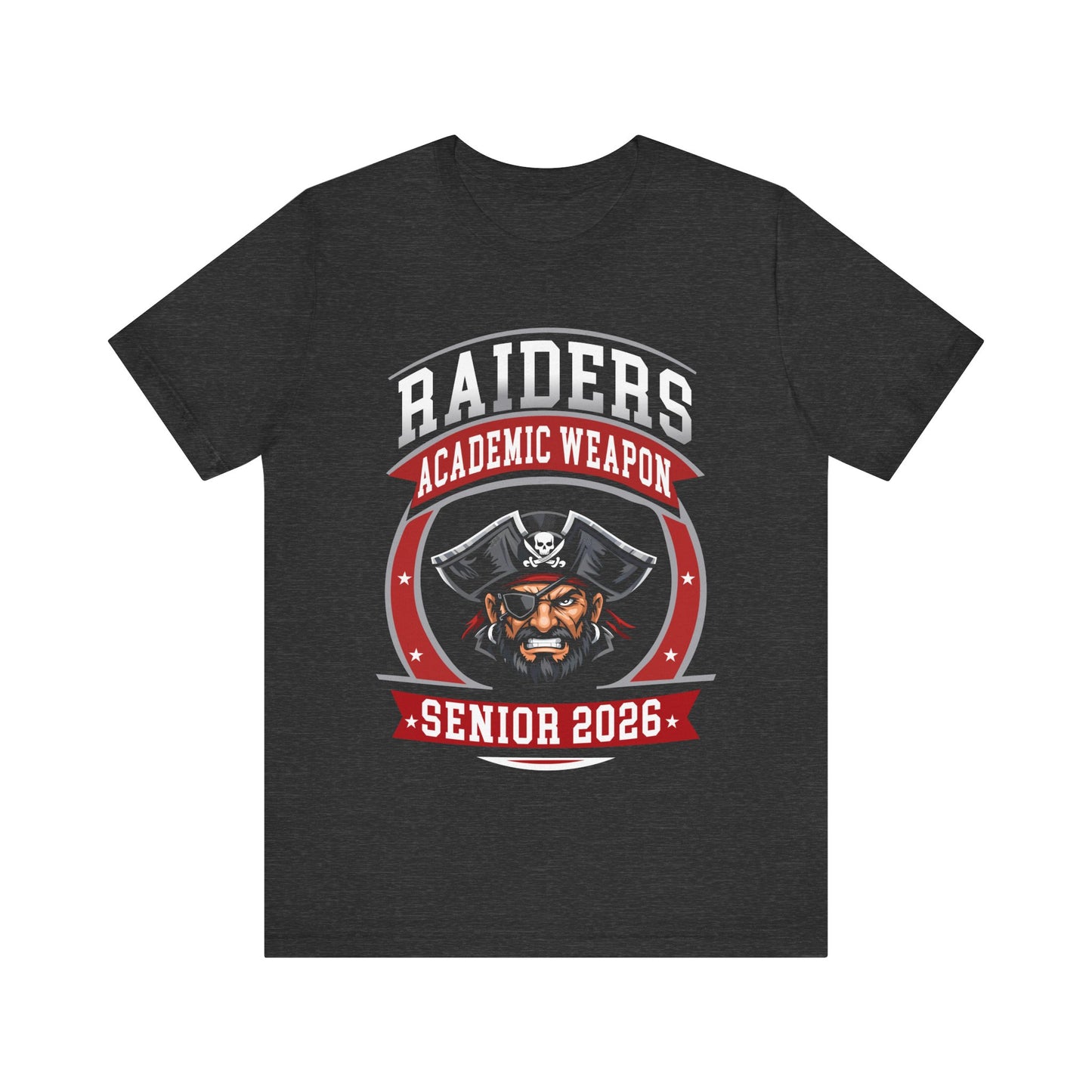 Raiders Senior 2026 Shirt – Academic Weapon Graduation Tee