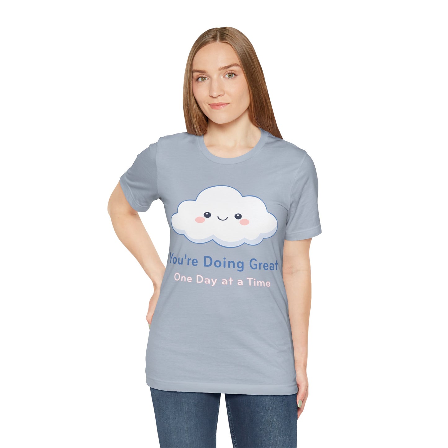 You’re Doing Great Cloud Tee — Cute Positive Affirmation T-Shirt