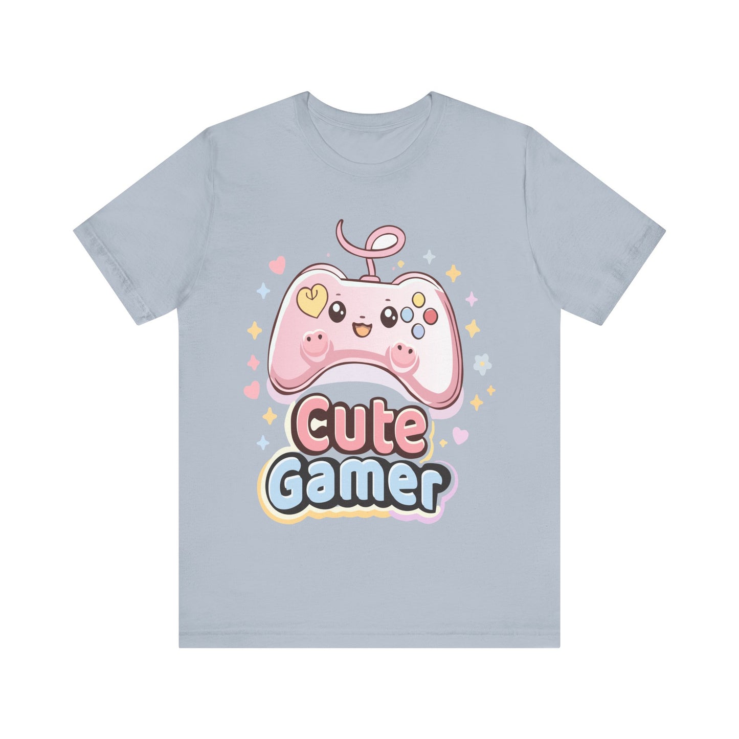 Cute Gamer T-Shirt — Pink Kawaii Controller Tee