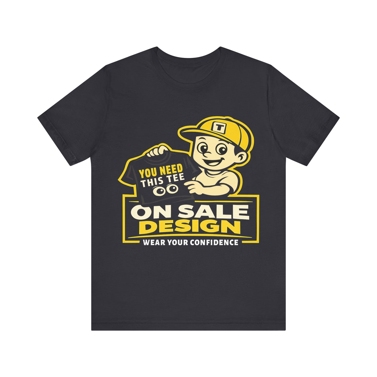 Retro Mascot Tee — "On Sale Design: You Need This Tee" Graphic T-Shirt