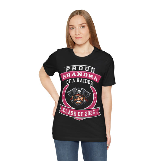Proud Grandma of a Raider – Class of 2026 Graduation Shirt