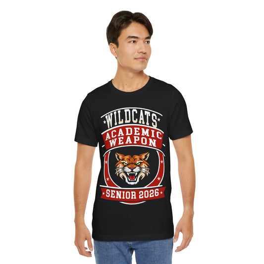 Wildcats Senior 2026 Shirt – Academic Weapon Graduation Tee