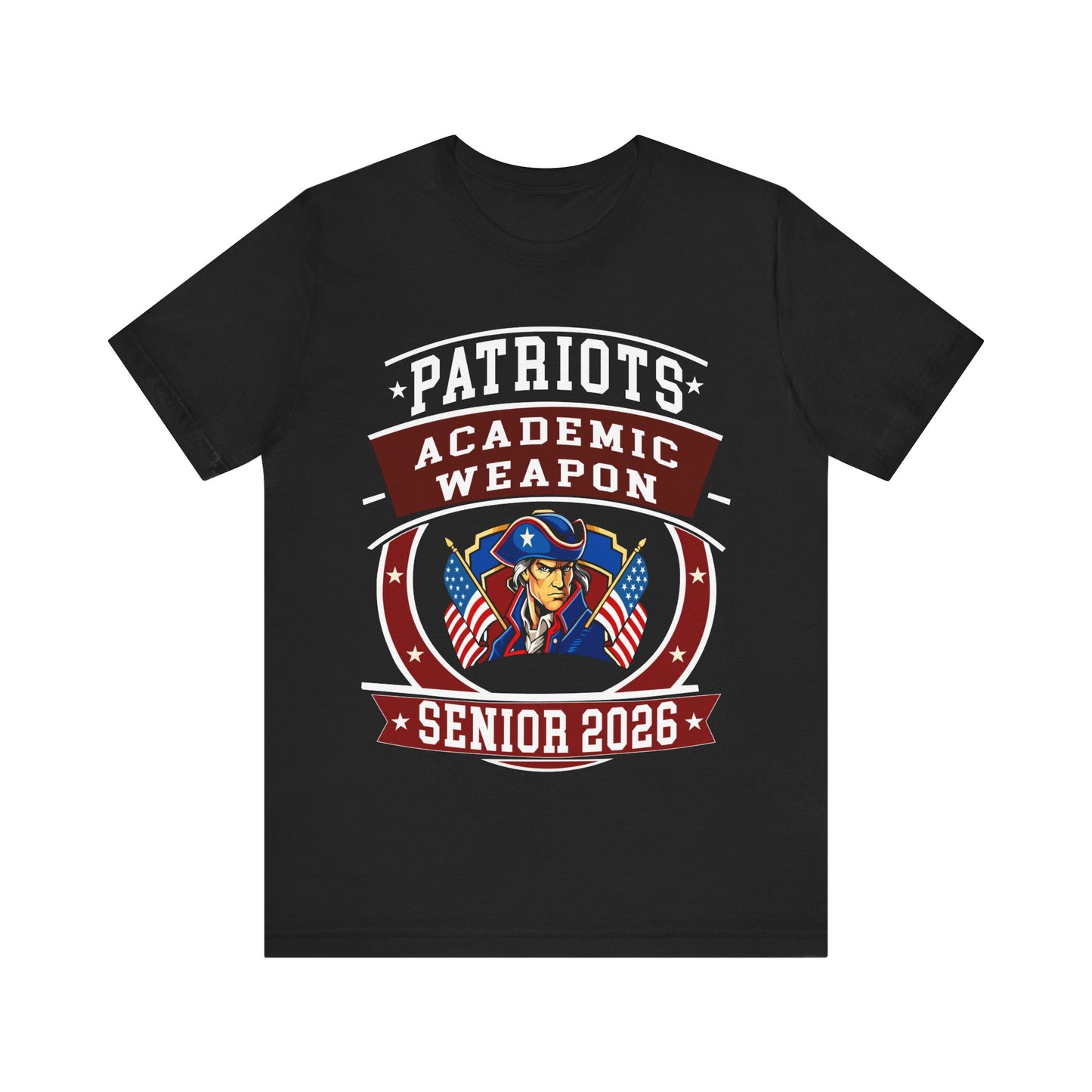 Patriots Senior 2026 Shirt – Academic Weapon Graduation Tee