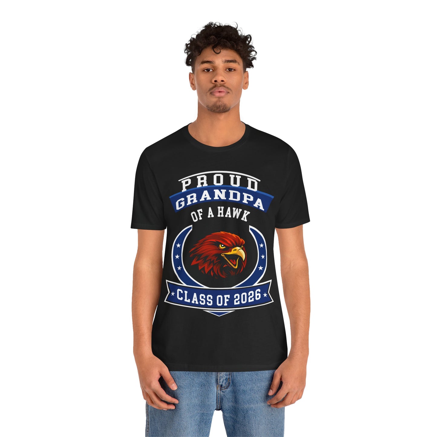 Proud Grandpa of a Hawk – Class of 2026 Graduation Shirt