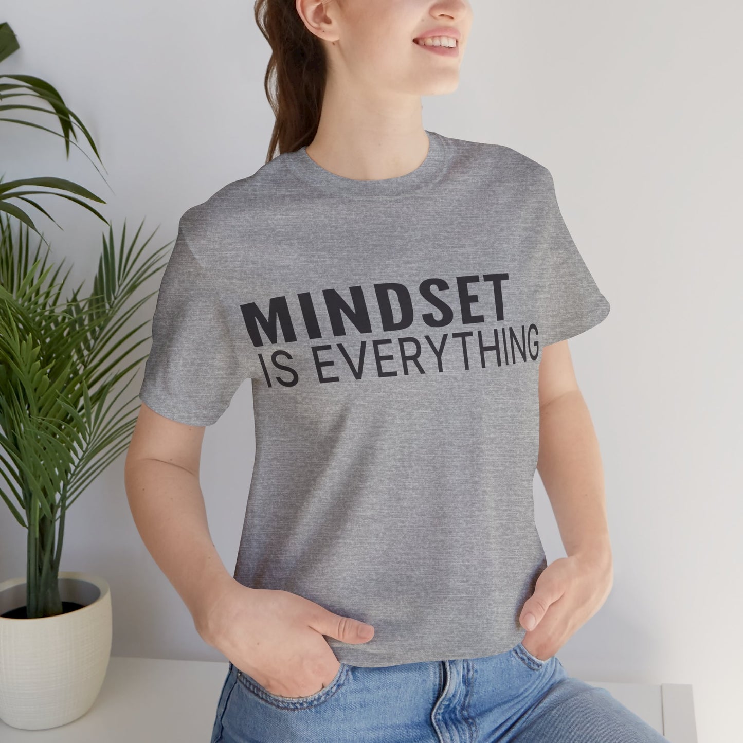 Mindset Is Everything T‑Shirt — Motivational Graphic Tee for Positive Thinking