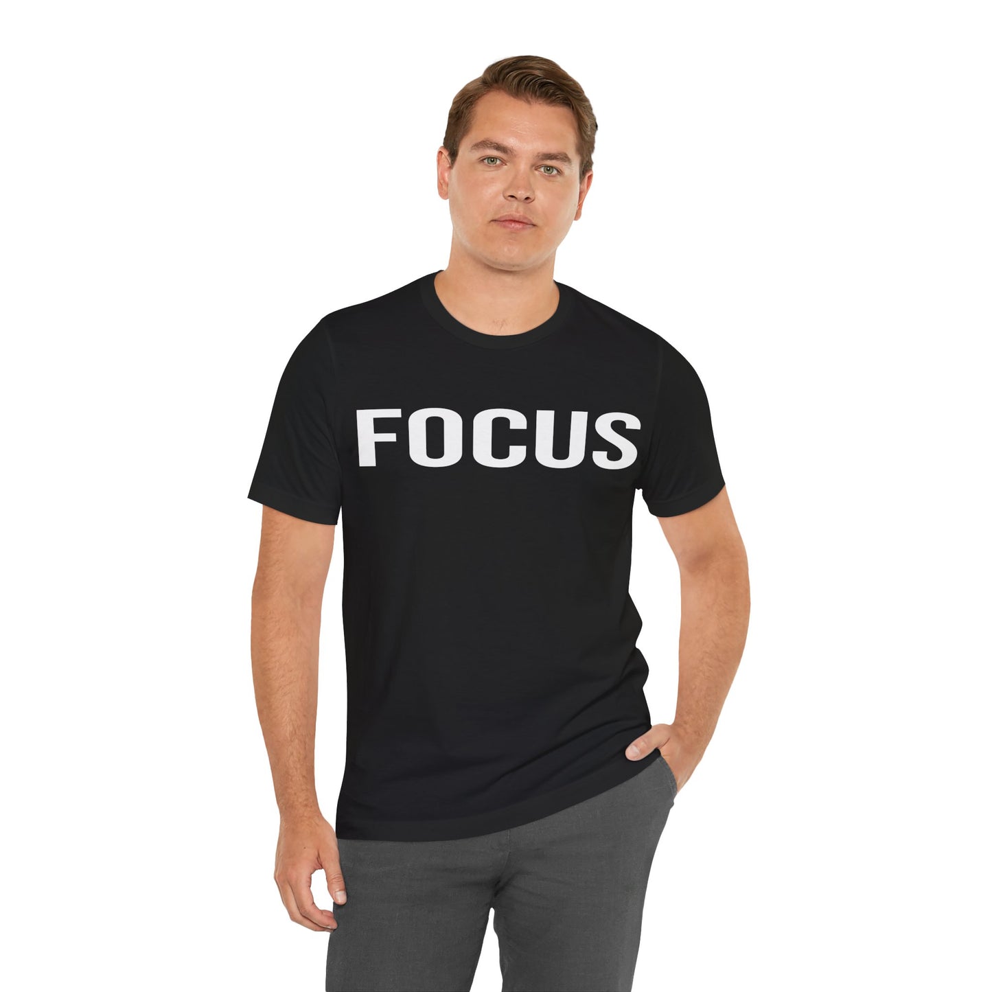 Focus White Tee