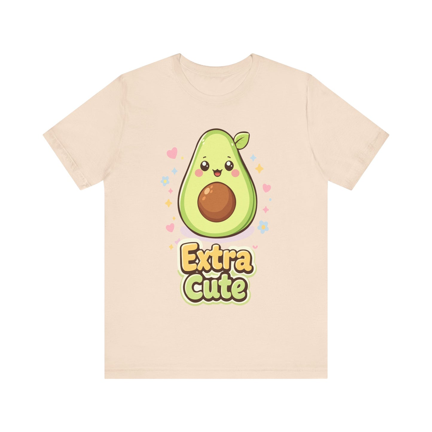 Extra Cute Avocado T-Shirt — Kawaii Fruit Graphic Tee