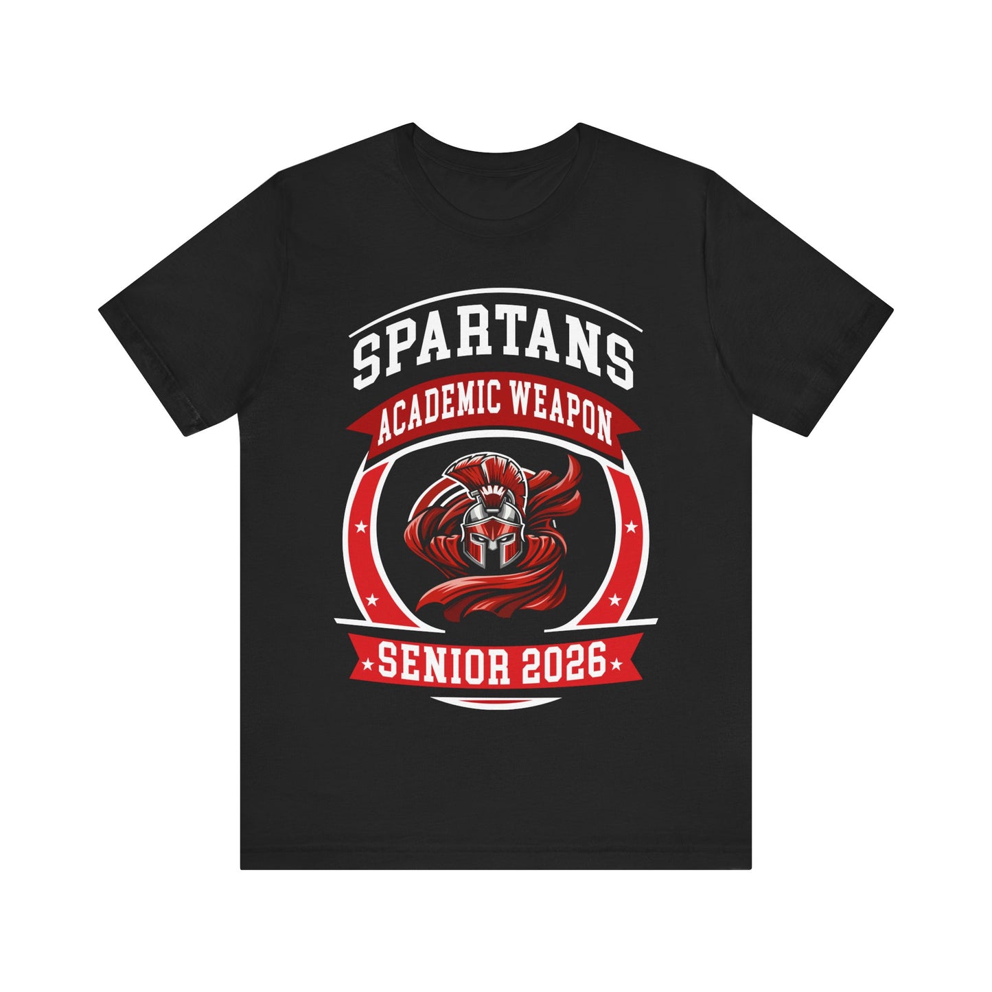 Spartans Senior 2026 Shirt – Academic Weapon Graduation Tee