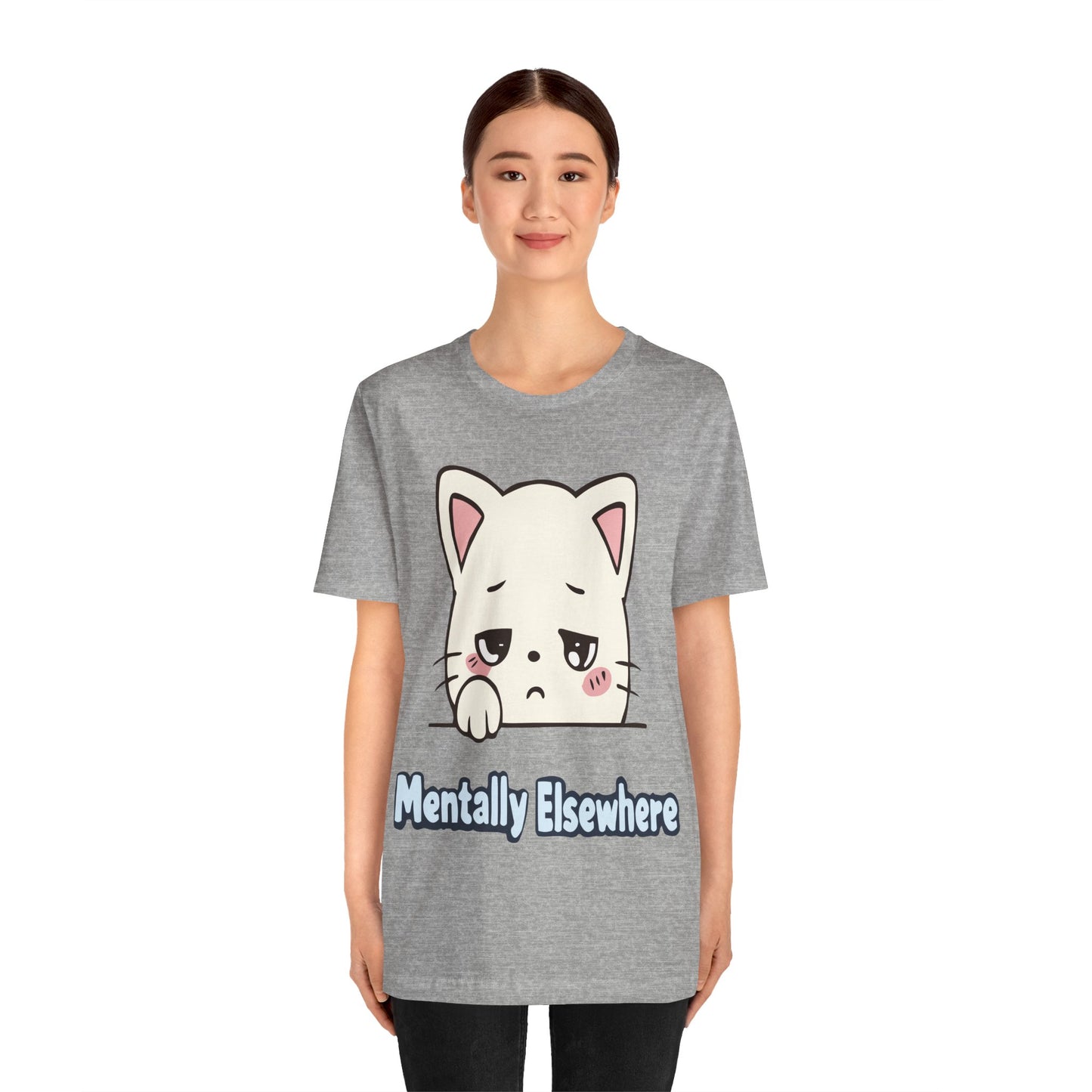 Mentally Elsewhere Cat T-Shirt