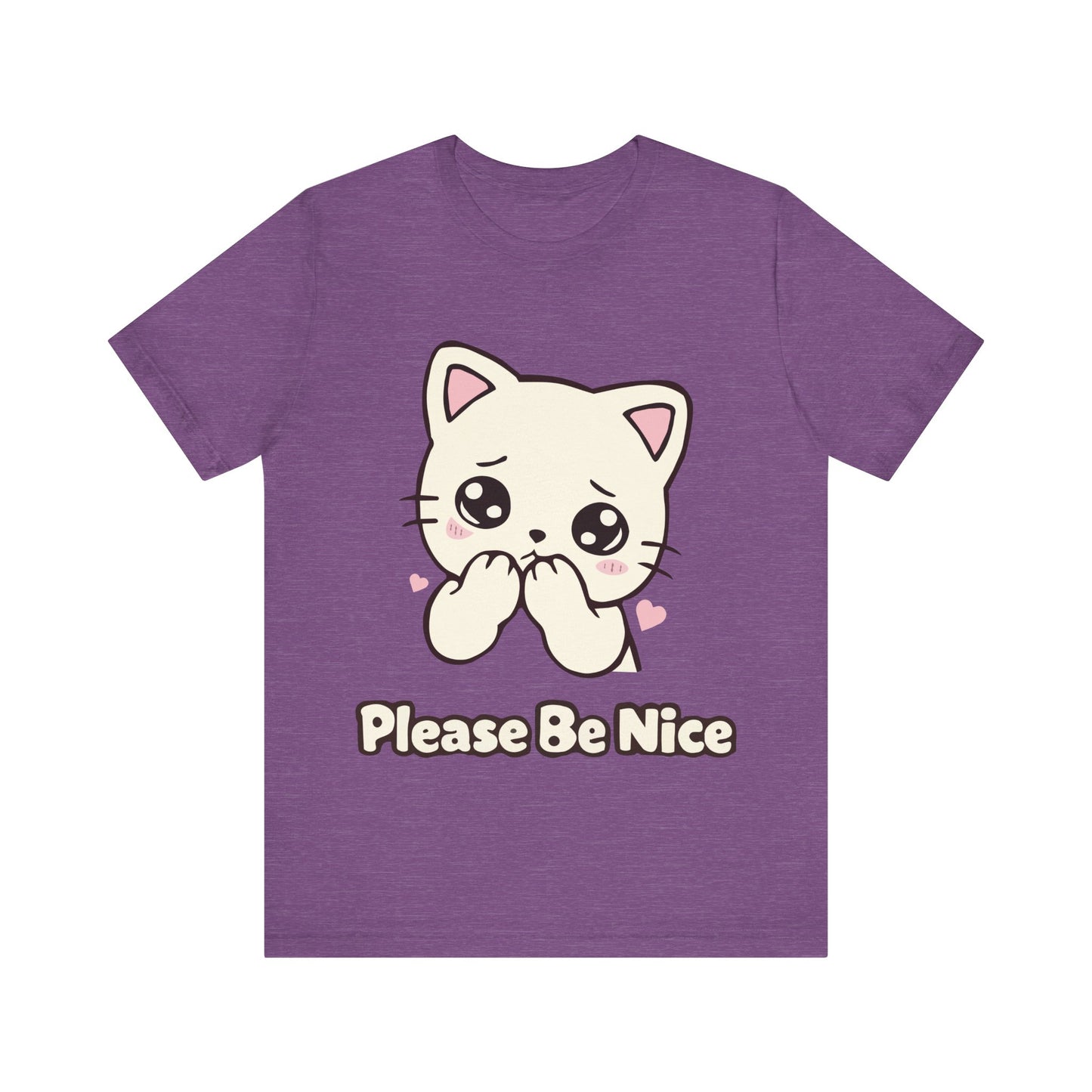 Please Be Nice Cute Cat T-Shirt
