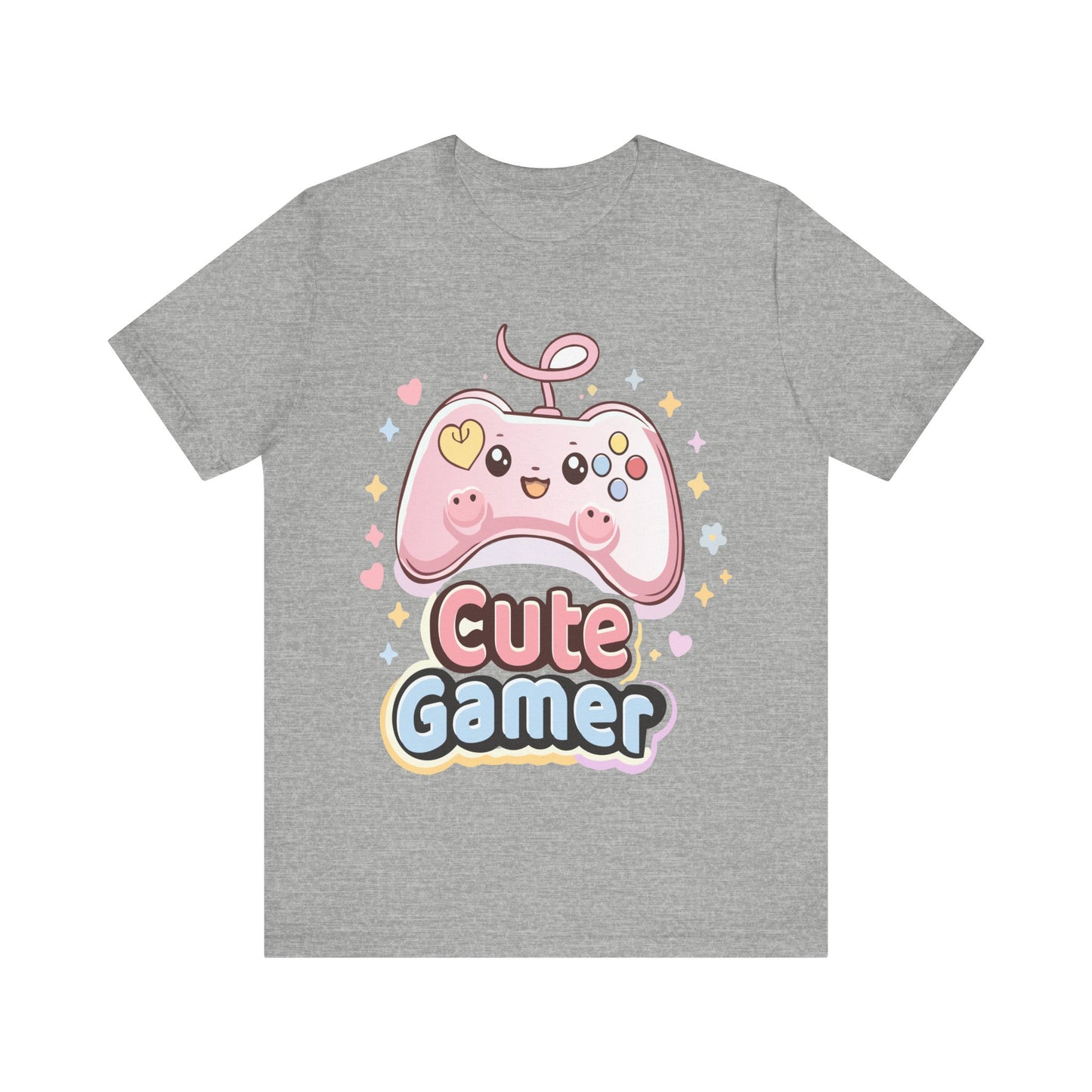 Cute Gamer T-Shirt — Pink Kawaii Controller Tee
