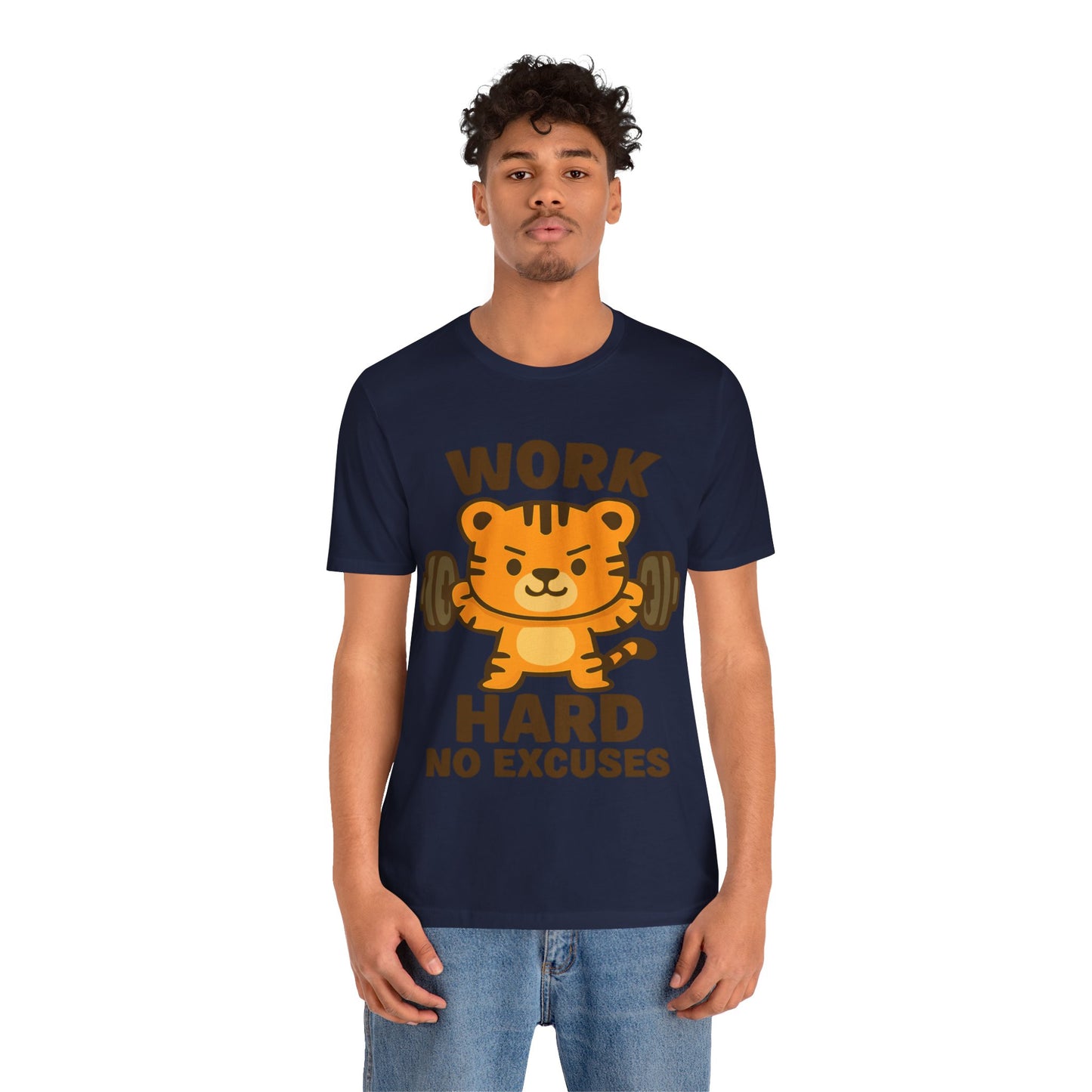 Work Hard No Excuses Tiger T-Shirt