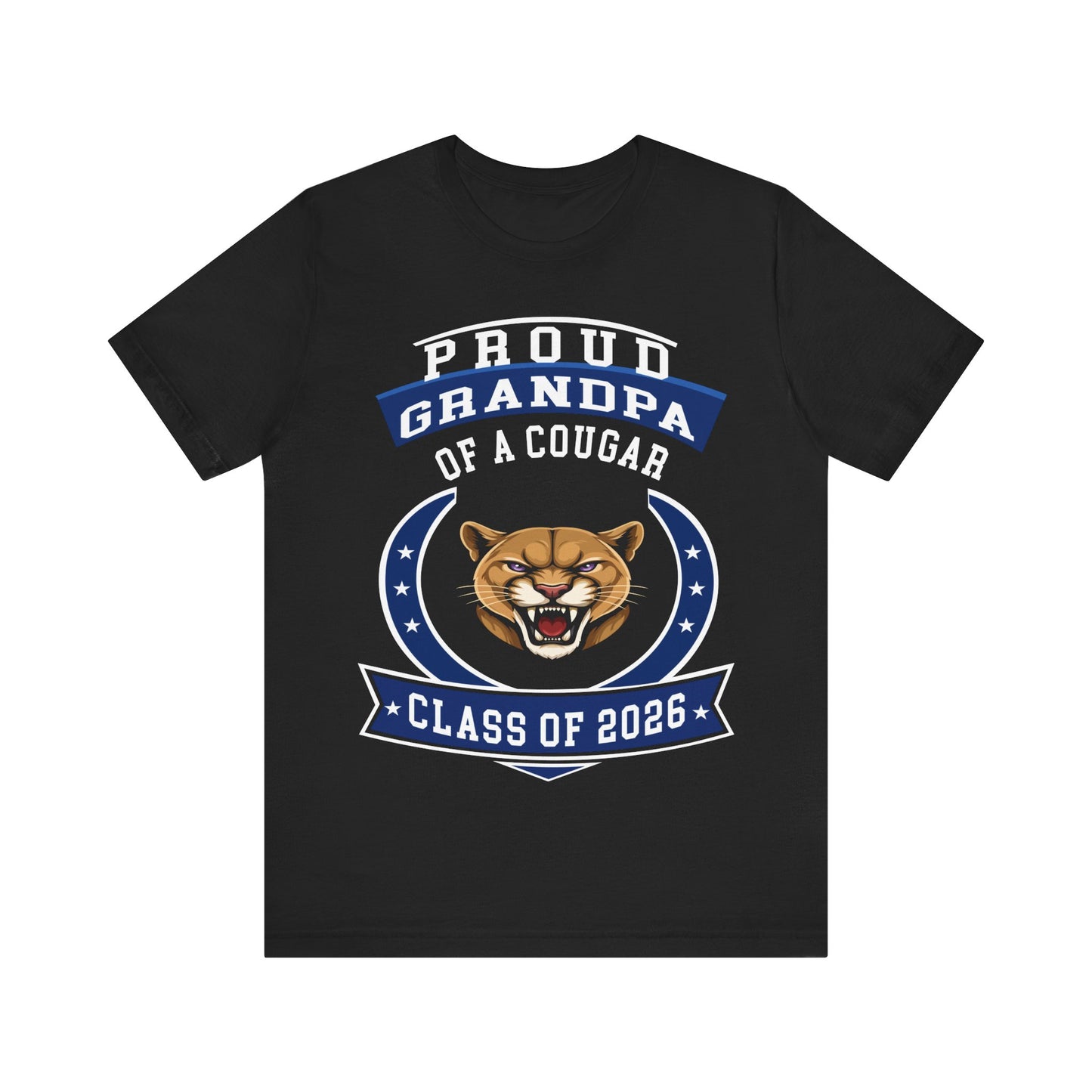 Proud Grandpa of a Cougar – Class of 2026 Graduation Shirt