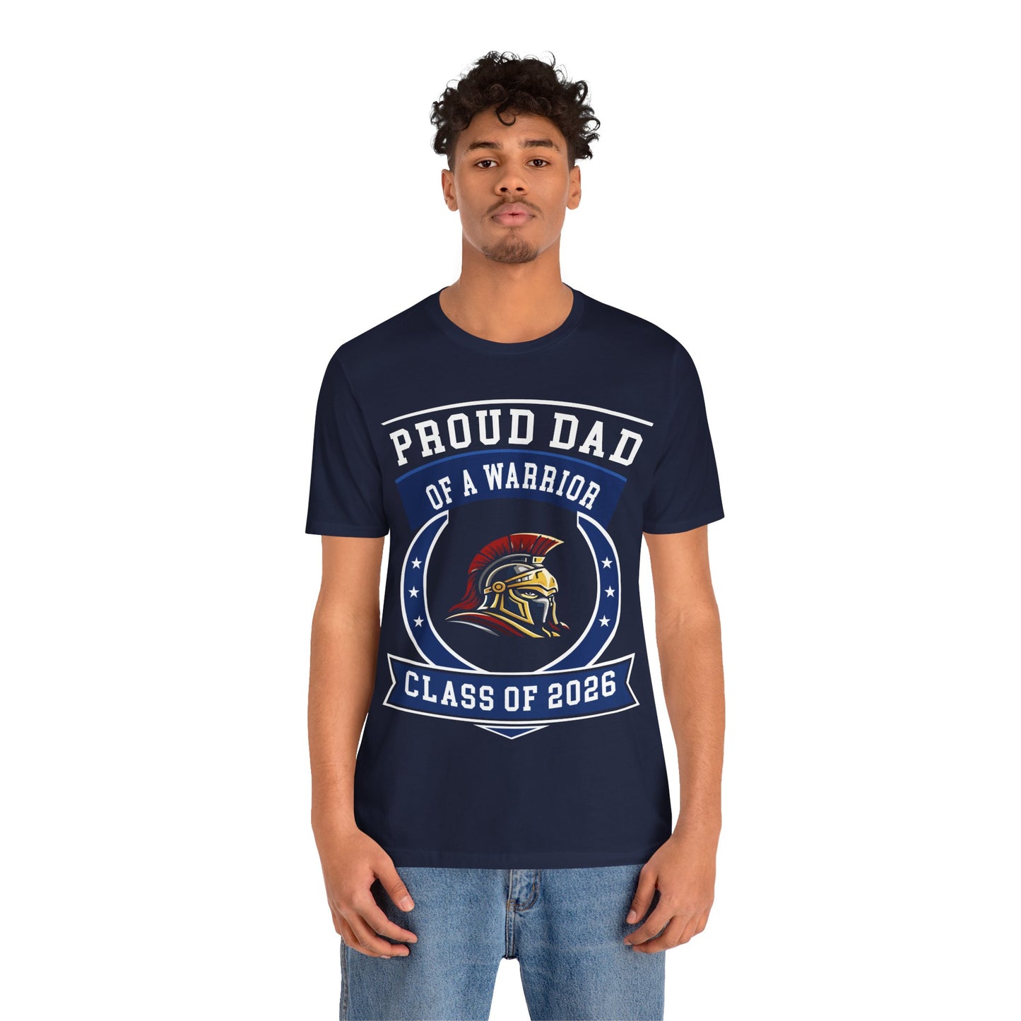 Proud Dad of a Warrior – Class of 2026 Graduation Shirt