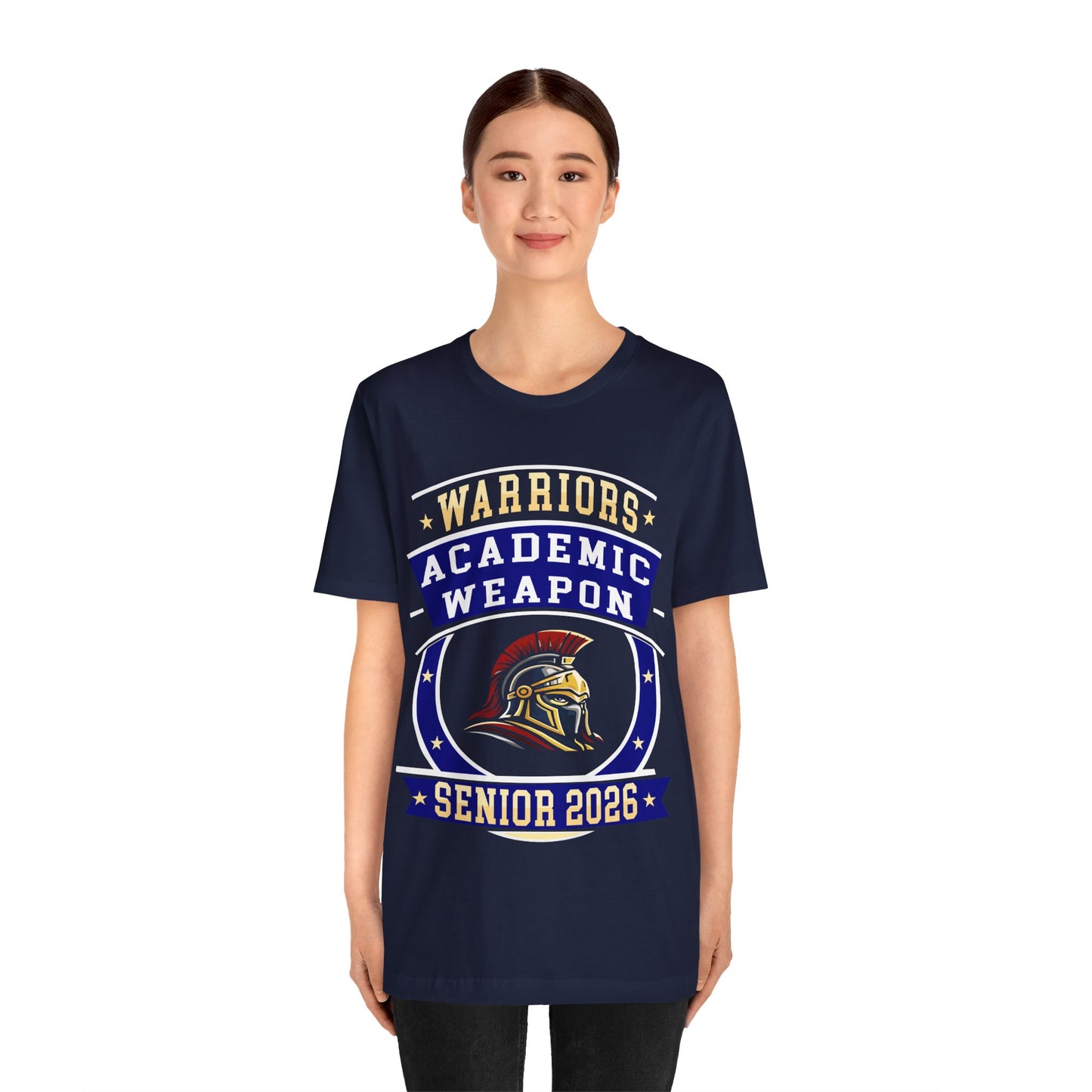 Warrior Senior 2026 Shirt – Academic Weapon Graduation Tee