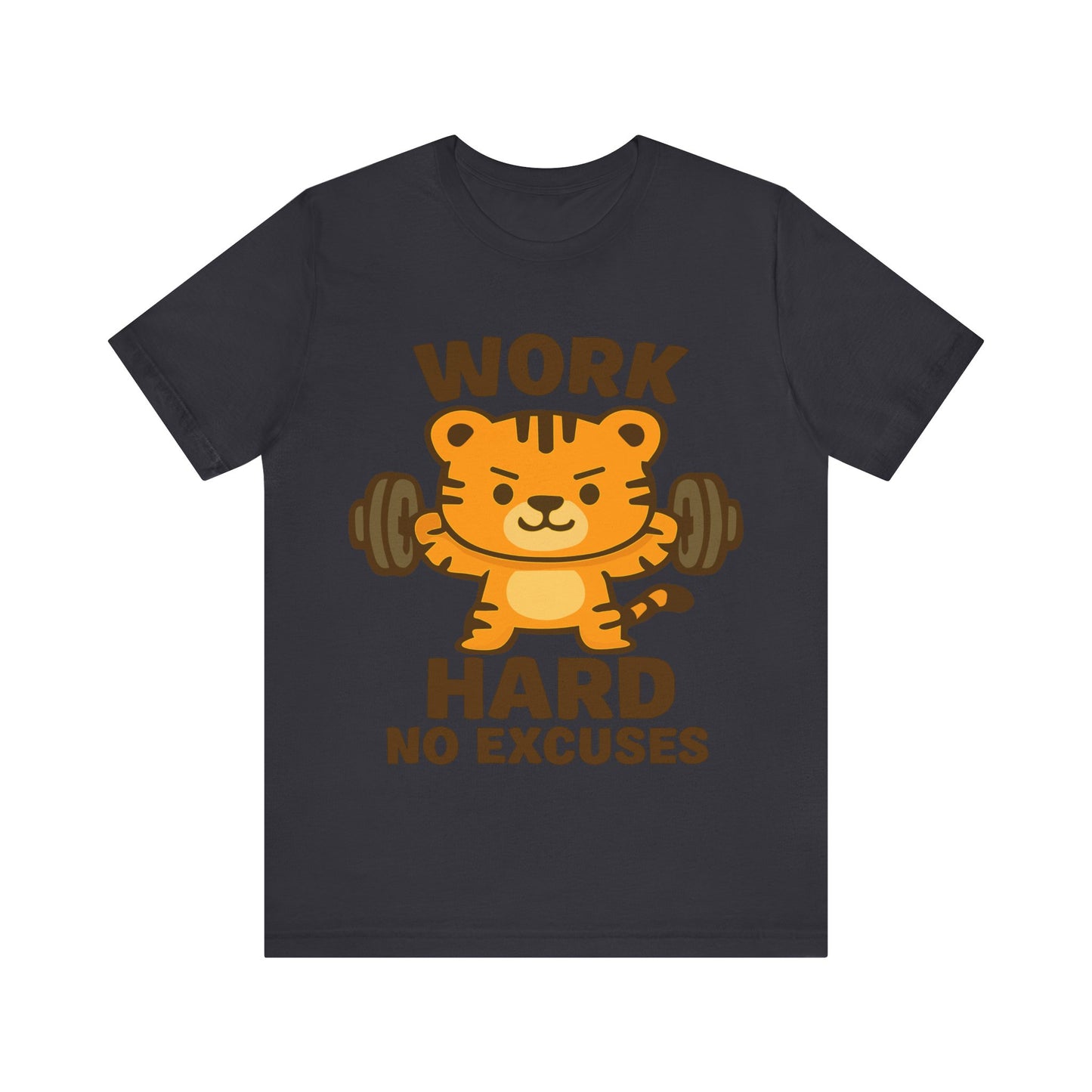 Work Hard No Excuses Tiger T-Shirt