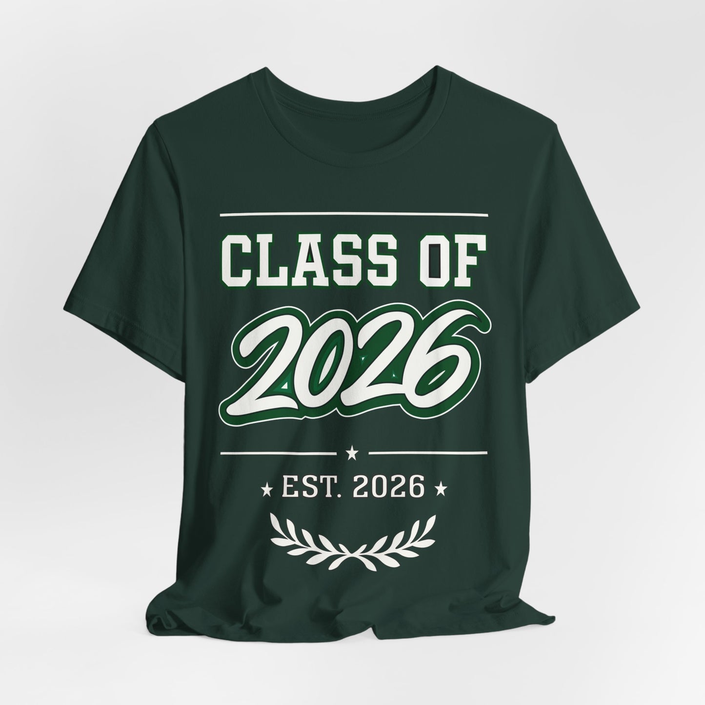 Class of 2026 Tee — Graduation T-Shirt, 'Est. 2026' Senior Gift