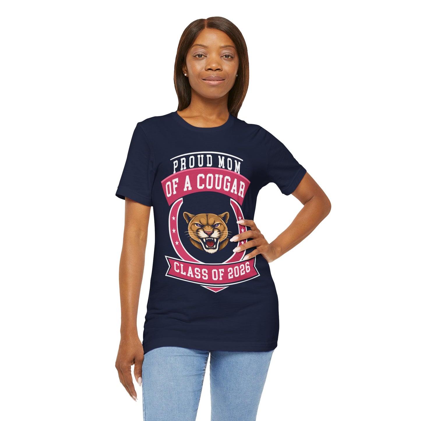 Proud Mom of a Cougar – Class of 2026 Graduation Shirt