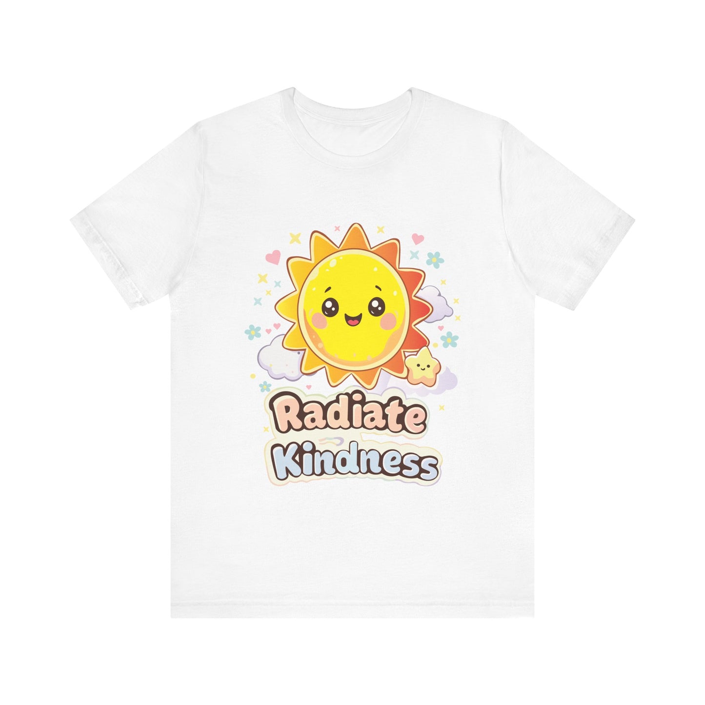 Radiate Kindness T-Shirt — Cute Kawaii Sun Graphic Tee
