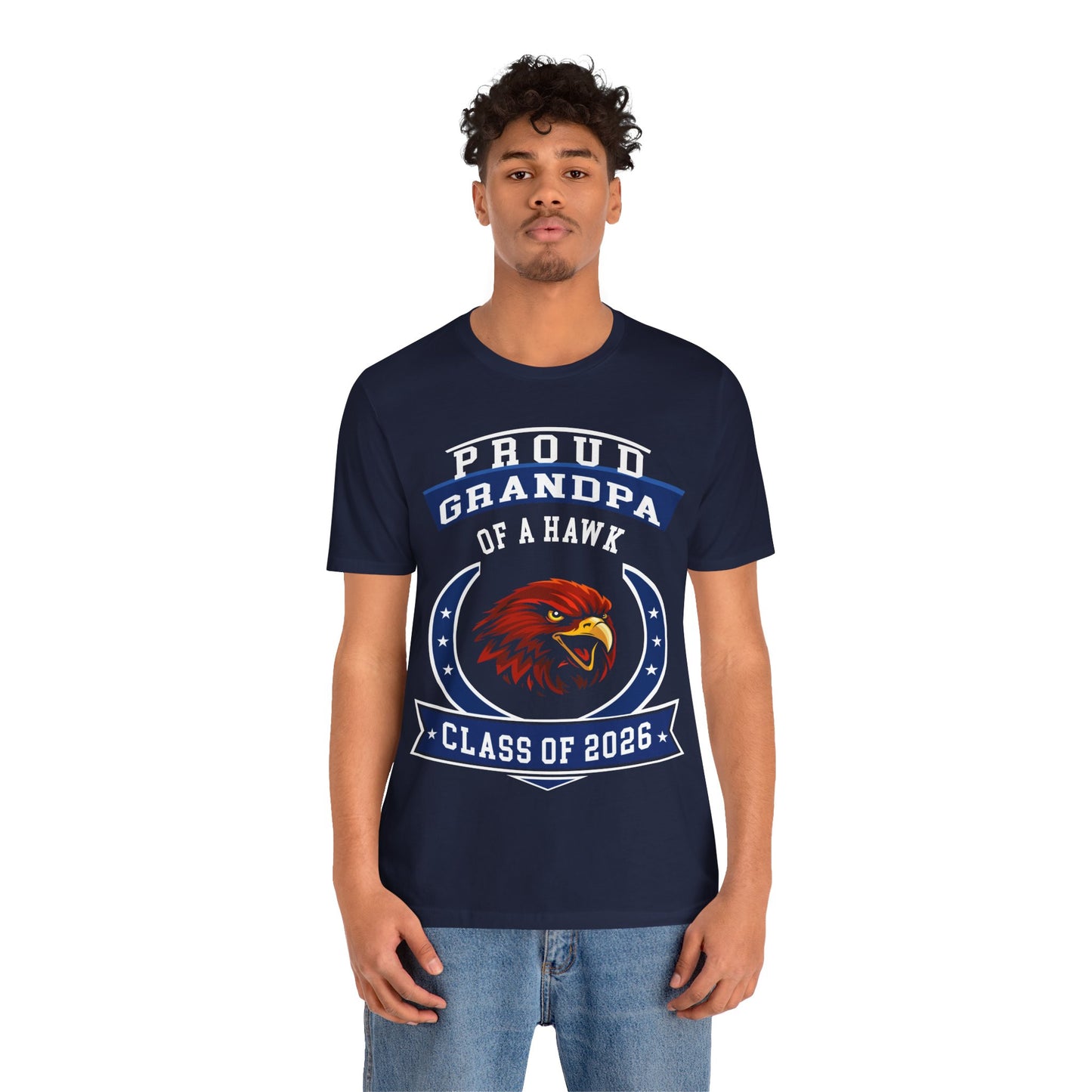 Proud Grandpa of a Hawk – Class of 2026 Graduation Shirt