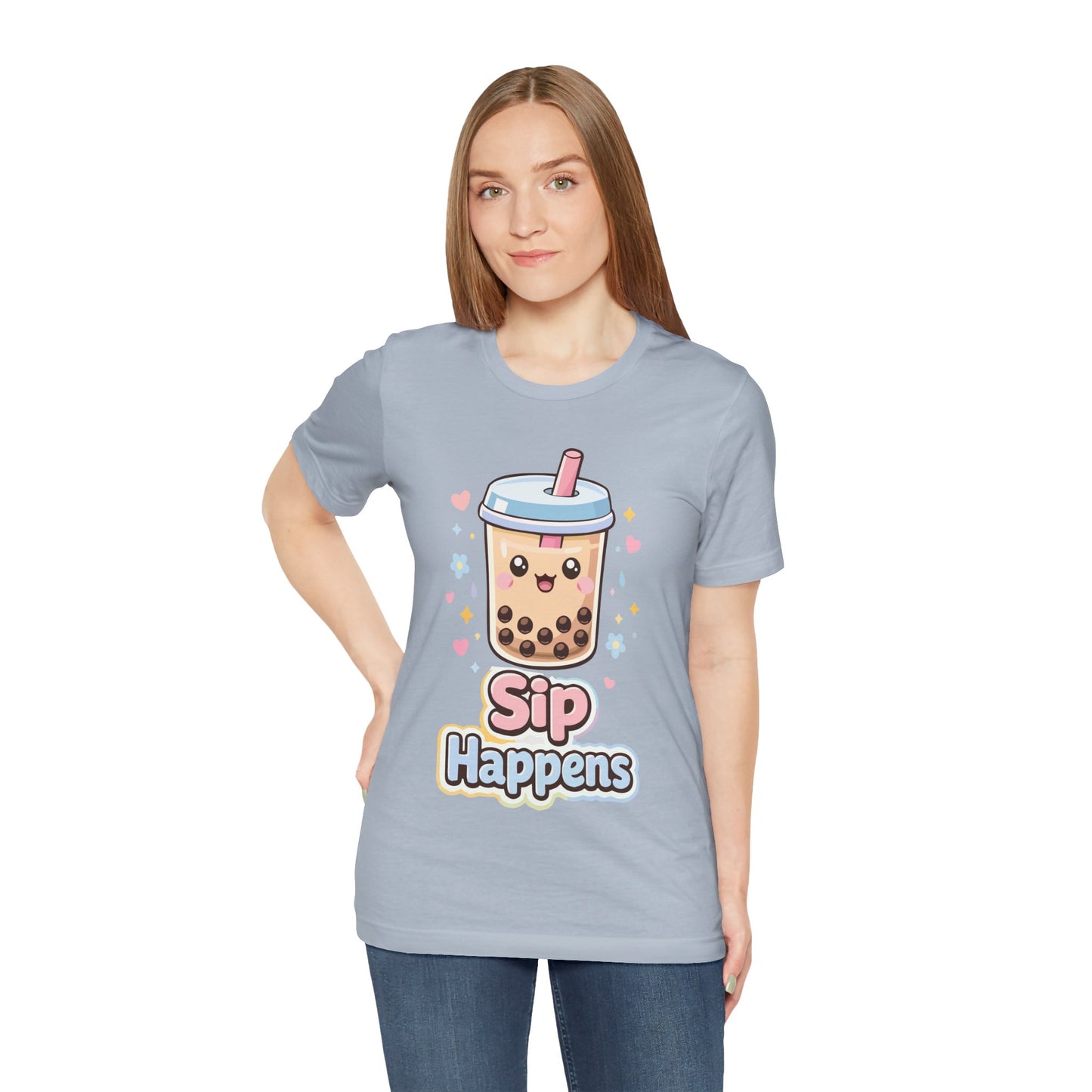 Bubble Tea T-Shirt — Cute “Sip Happens” Boba Tee