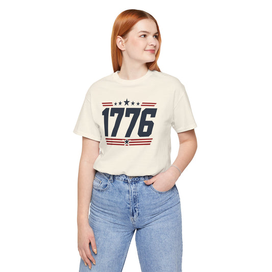 1776 Patriotic Tee — American Independence Flag Graphic Shirt