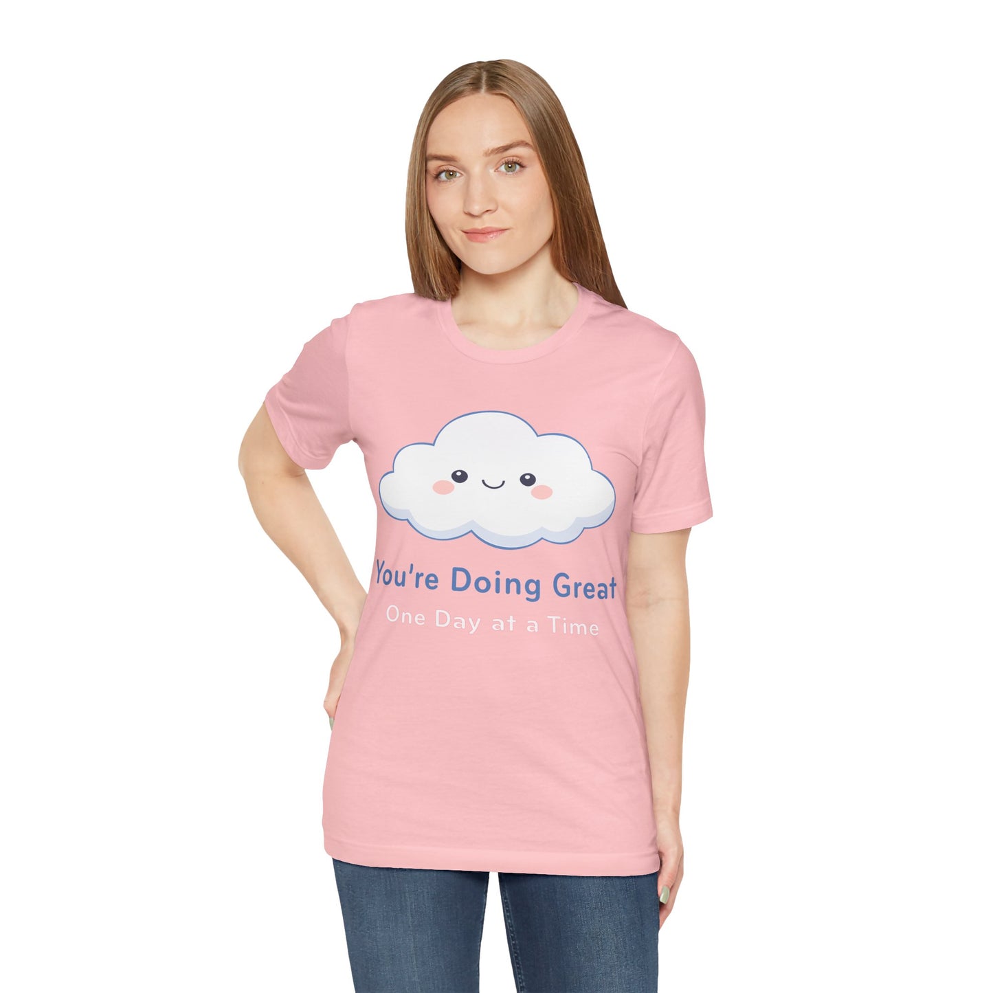 You’re Doing Great Cloud Tee — Cute Positive Affirmation T-Shirt